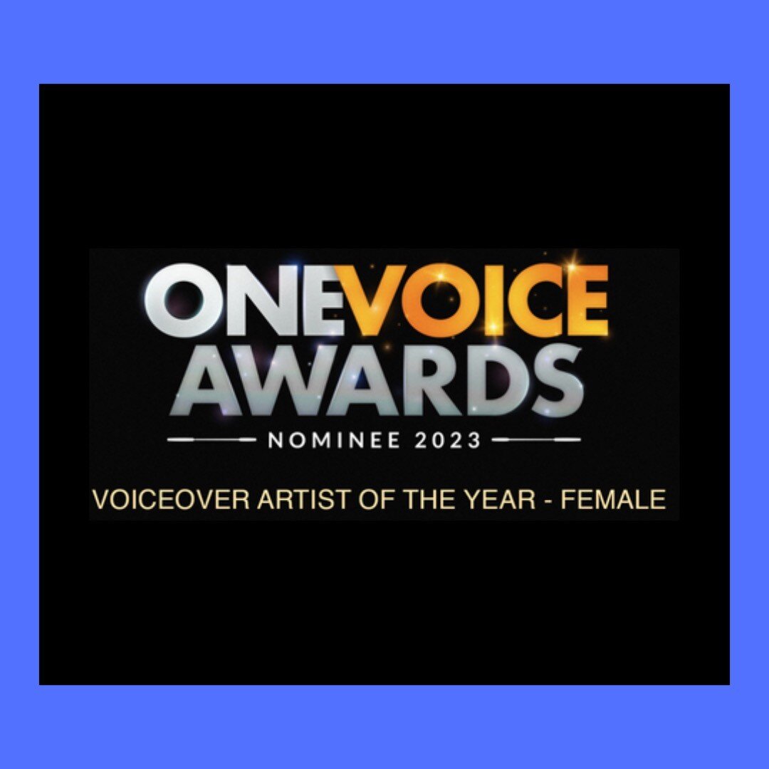 So honored to be listed among this incredible group of women in the category of Voiceover Artist of the Year for the One Voice Awards this year! 🤯🥰 HUGE congrats to all of my fellow nominees in all of the categories! And a special shoutout to @sara
