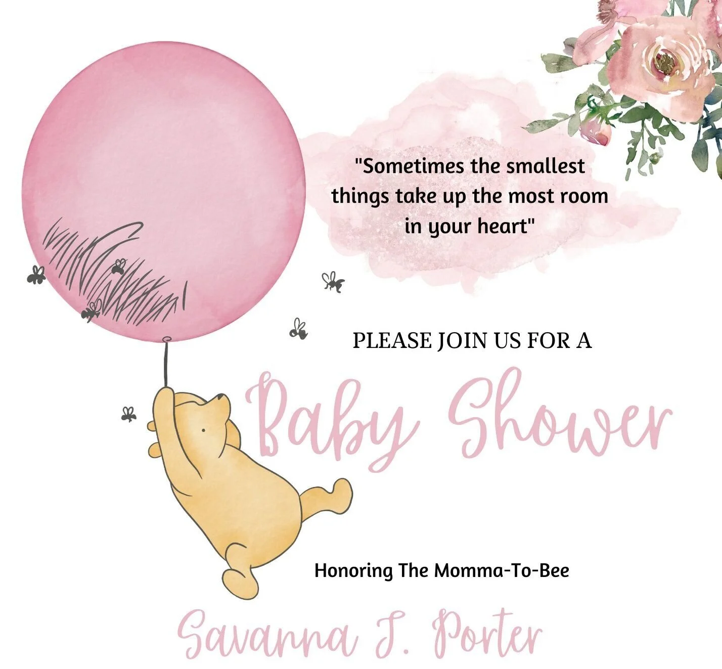 Sometimes+The+Smallest+Things+Take+Up+The+Most+Room+In+Your+Heart%2C+Winnie+The+Pooh+Baby+Shower+Invitation%2C+Pink+Balloon%2C+Personalized.jpg