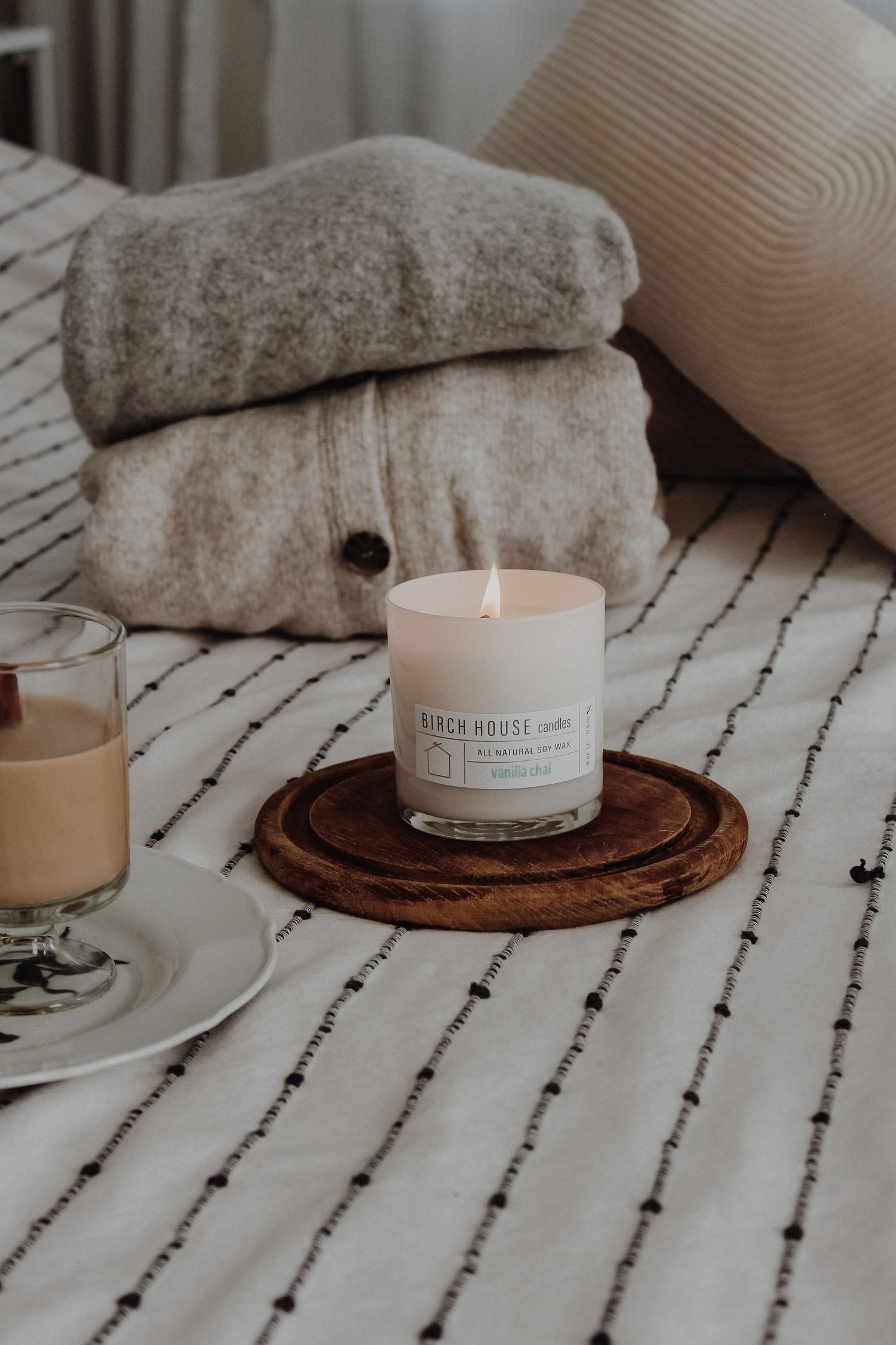 Fresh Linen Candle  Birch House Candles