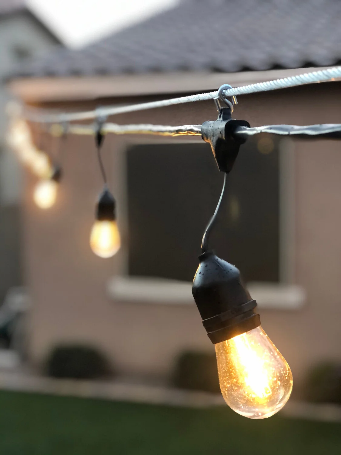 How To Hang Costco String Lights On Fence