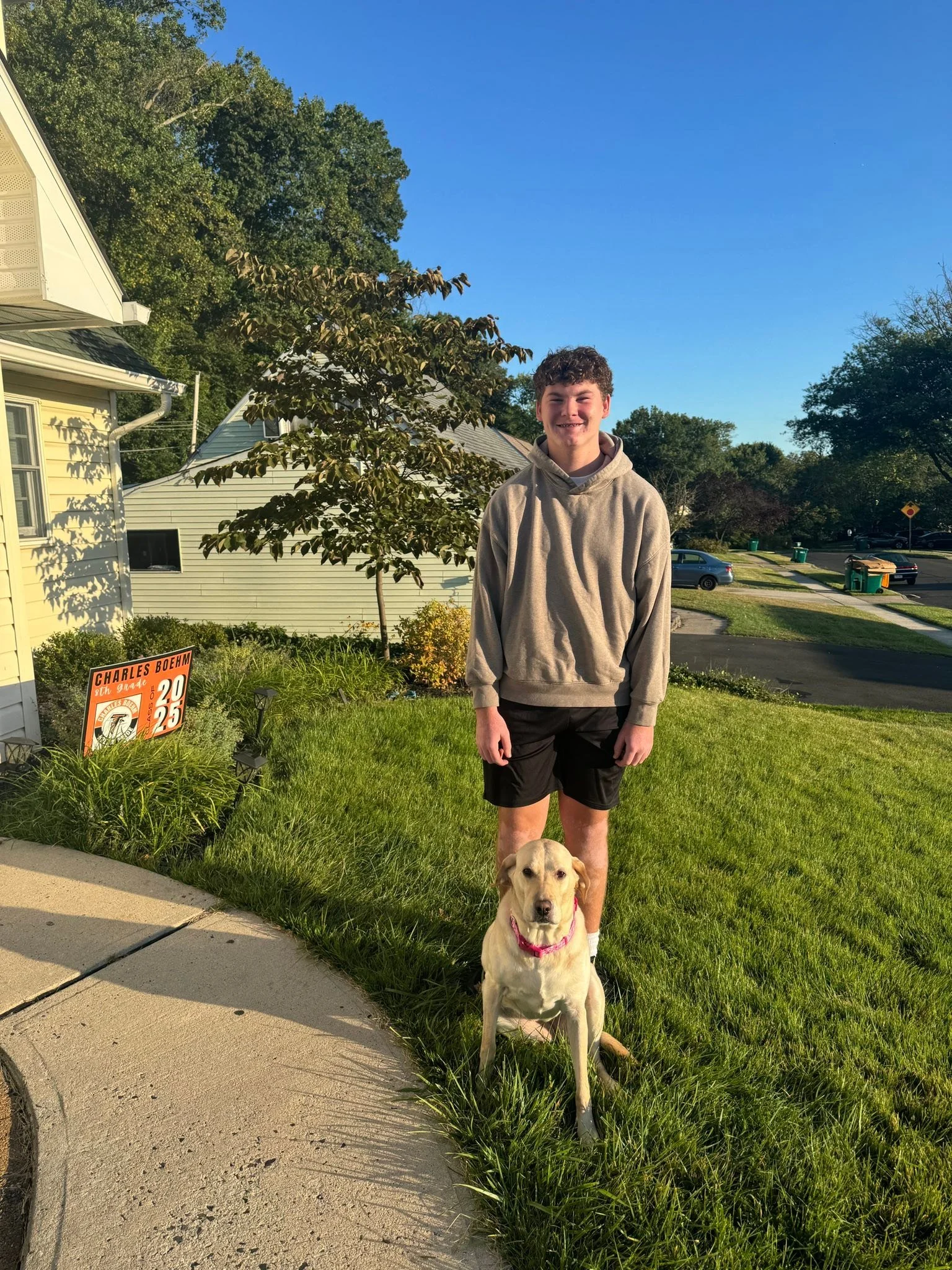Here we go&hellip;.Freshman year for Adam.  Piper isn&rsquo;t ready for the kids to go back.