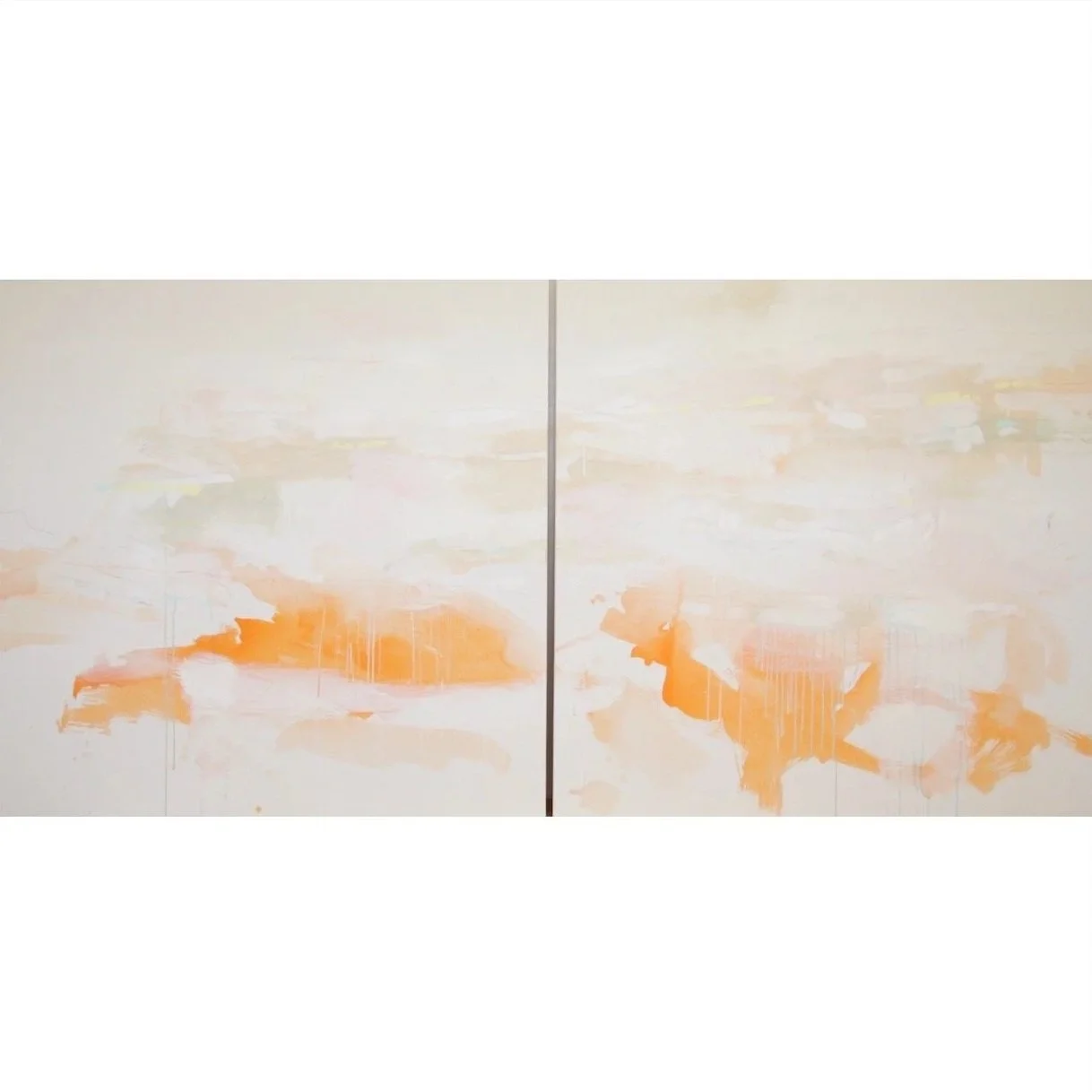 In & Out of Dreams, Acrylic on canvas, Two 48" x 48" canvases, Available