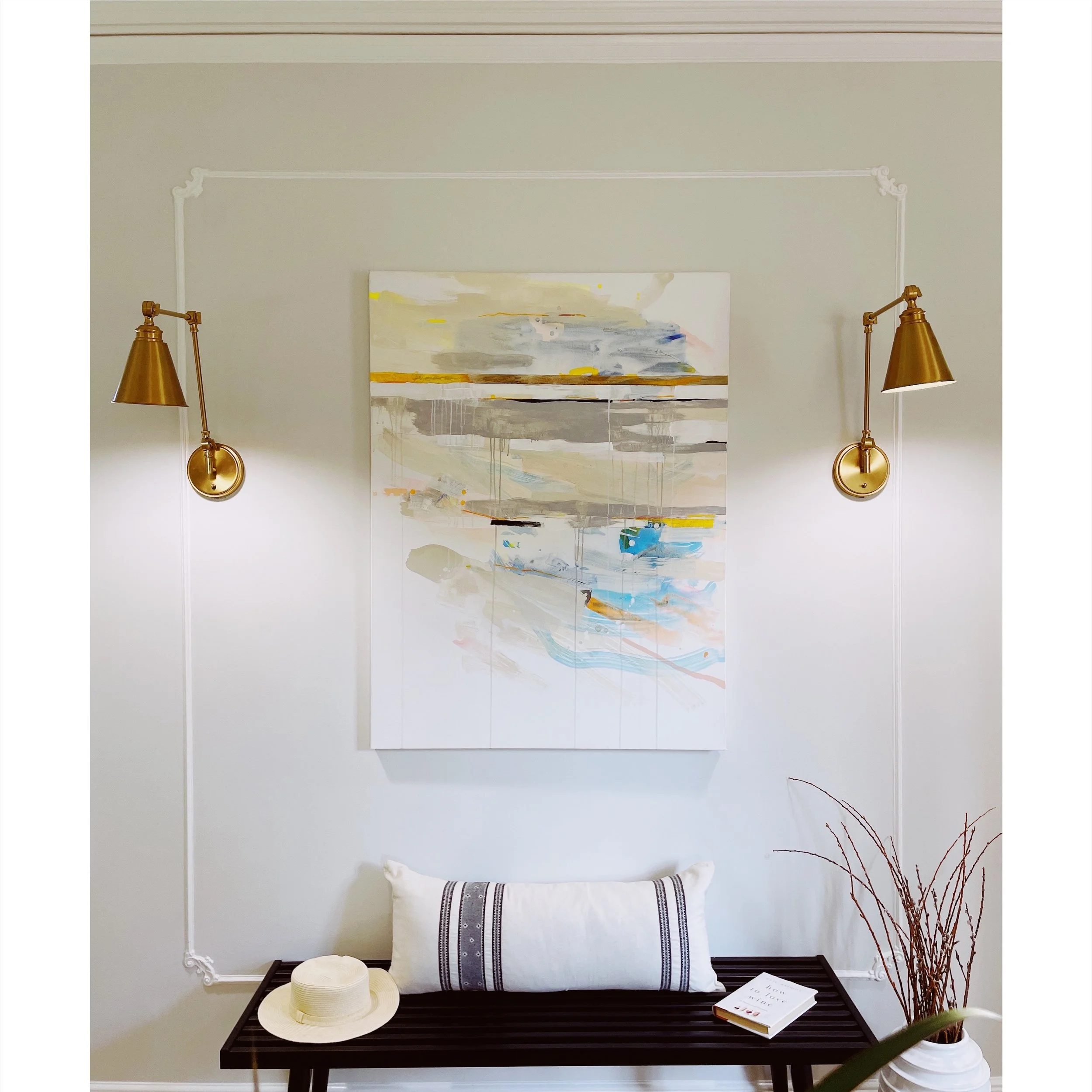 Tides & Time, Acrylic on canvas, 36" x 48", Available