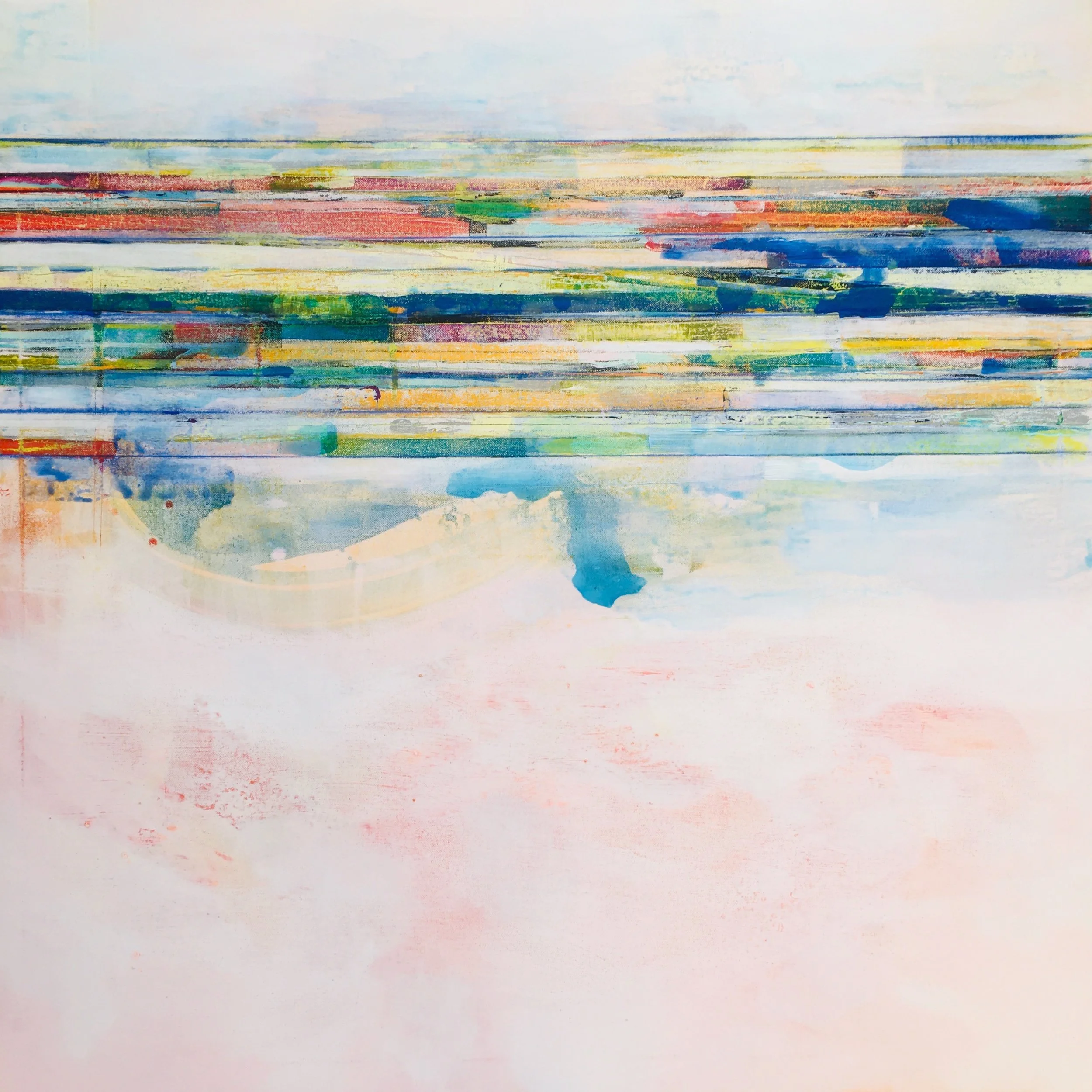 Big Sur, Acrylic on Canvas, 36" x 36" Sold