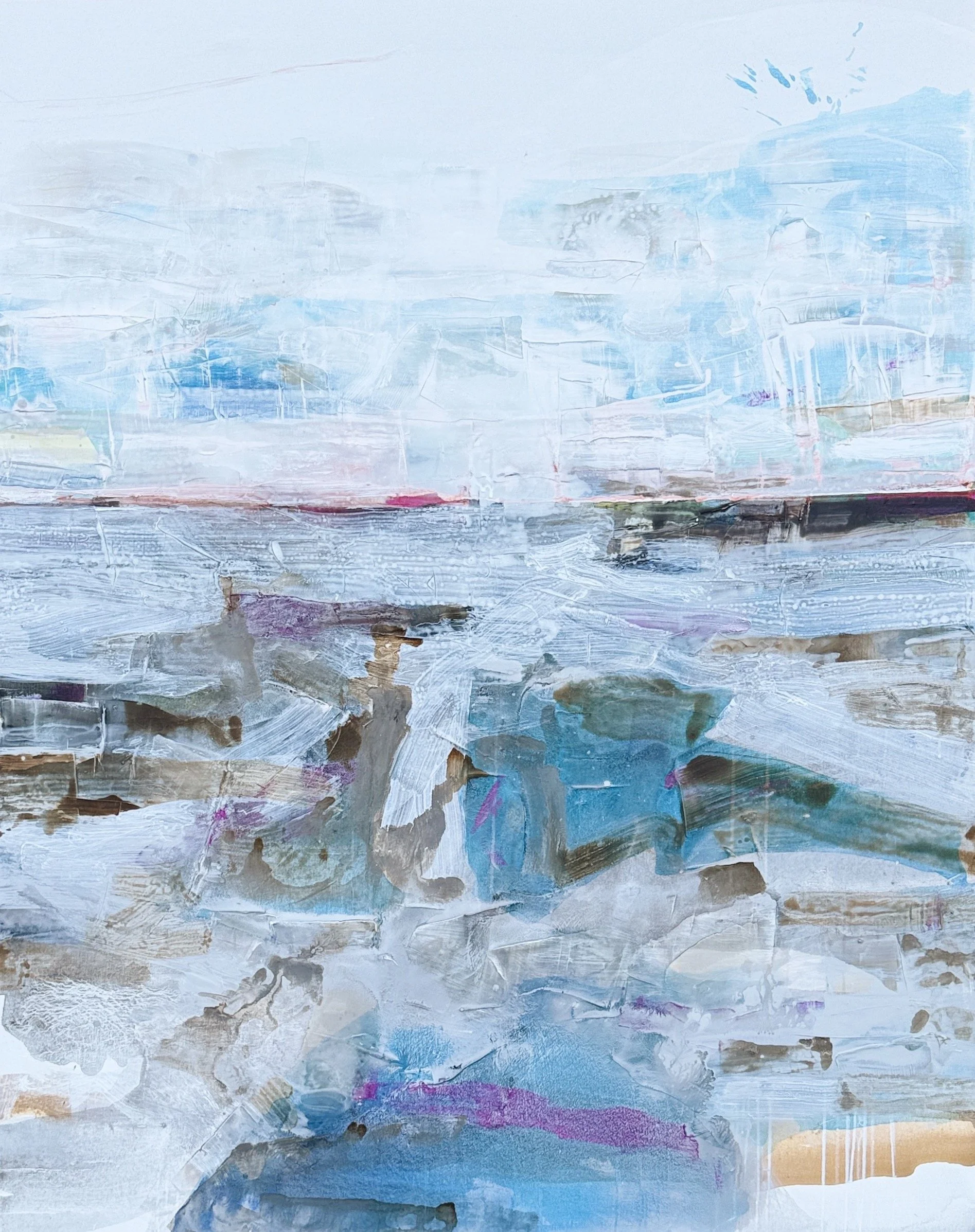 Iceland, Acrylic on canvas, 48" x 60", Available