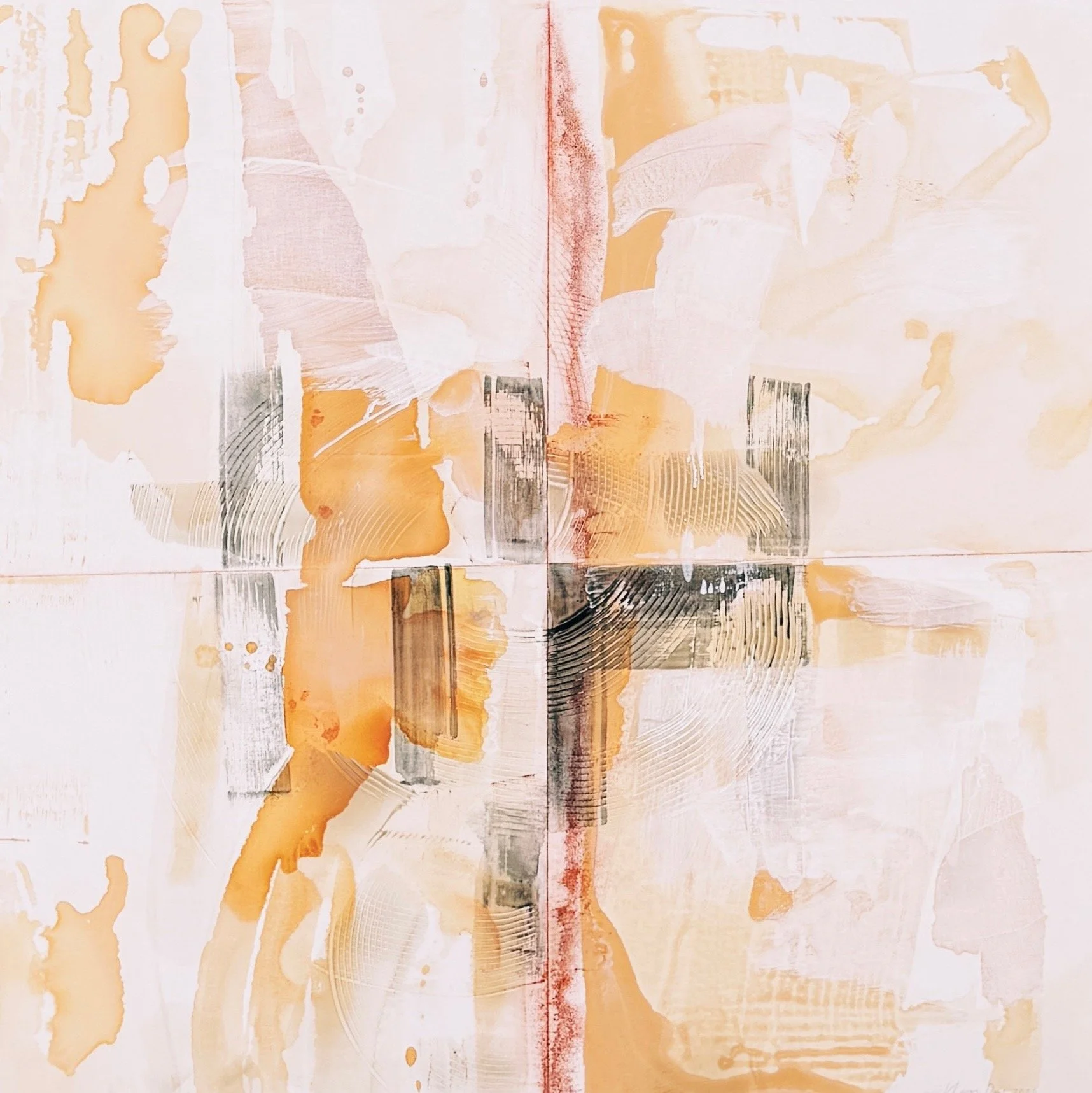 Crossroads No. 4, Acrylic on canvas, 48"   x 48", Available
