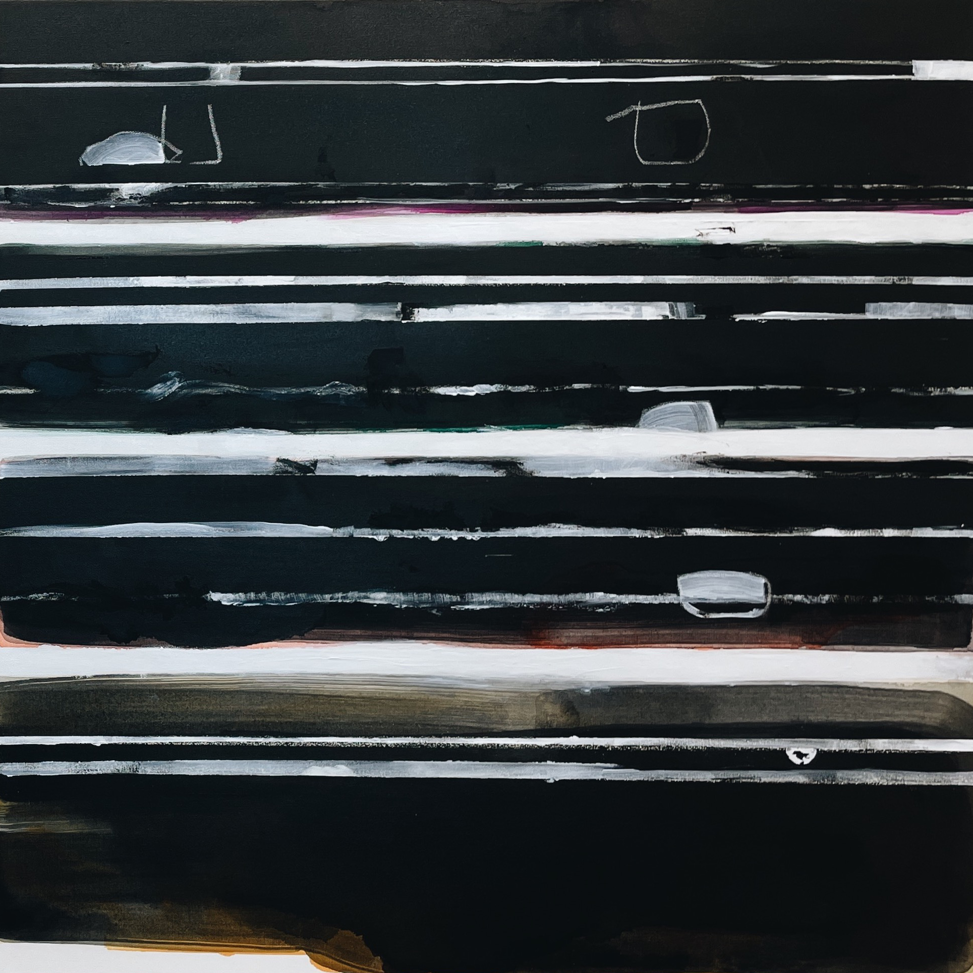 Time & Gravity, Acrylic on canvas, 36" x 36", Available