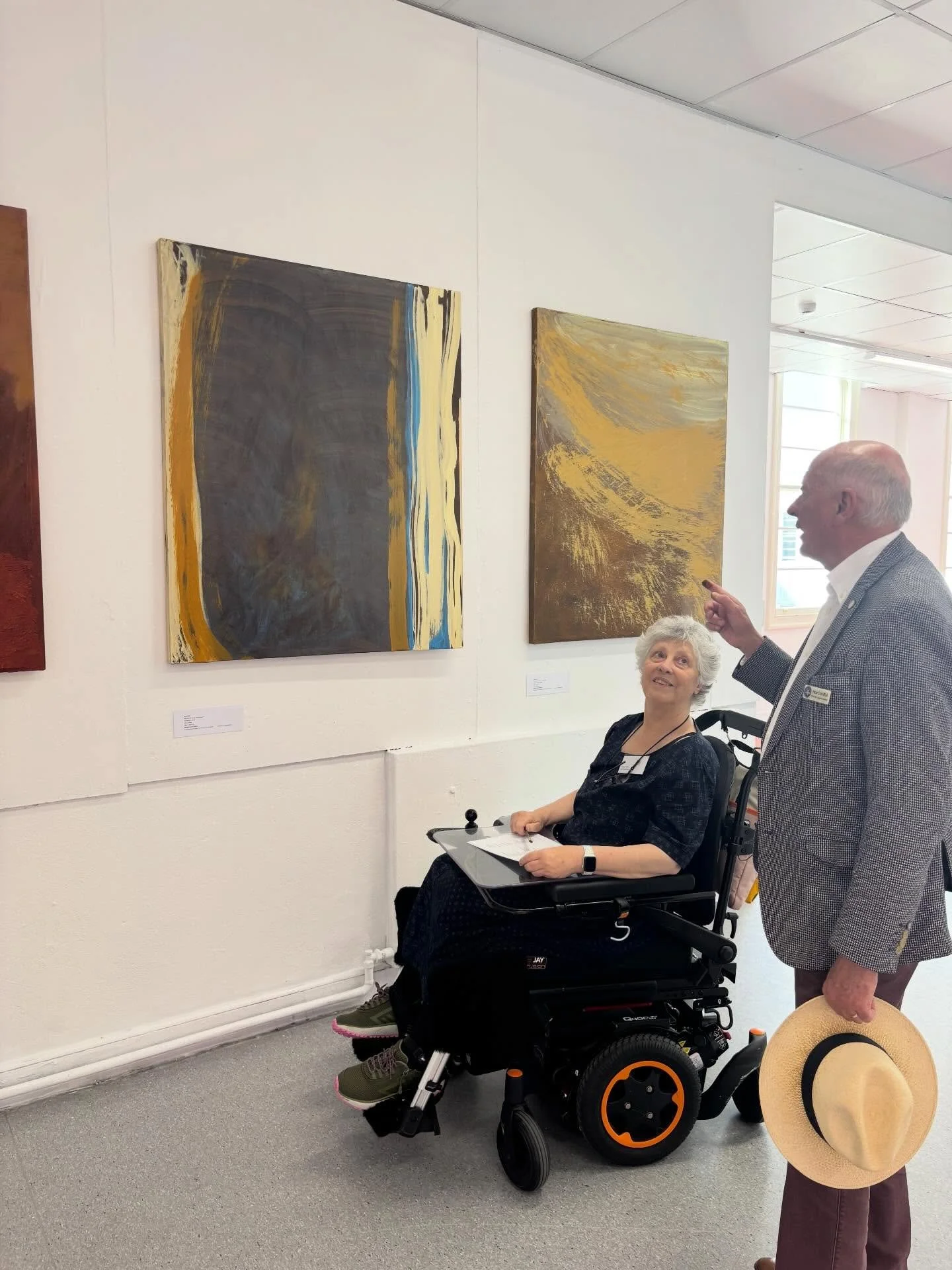 Delighted to join Merryn Gates, advisor to the ACT Legislative Assembly Arts Committee, recently as we selected two graduating ANU School of Art &amp; Design students to be awarded the Speaker&rsquo;s Art Prize. The 2025 recipients are Ira Gold for &