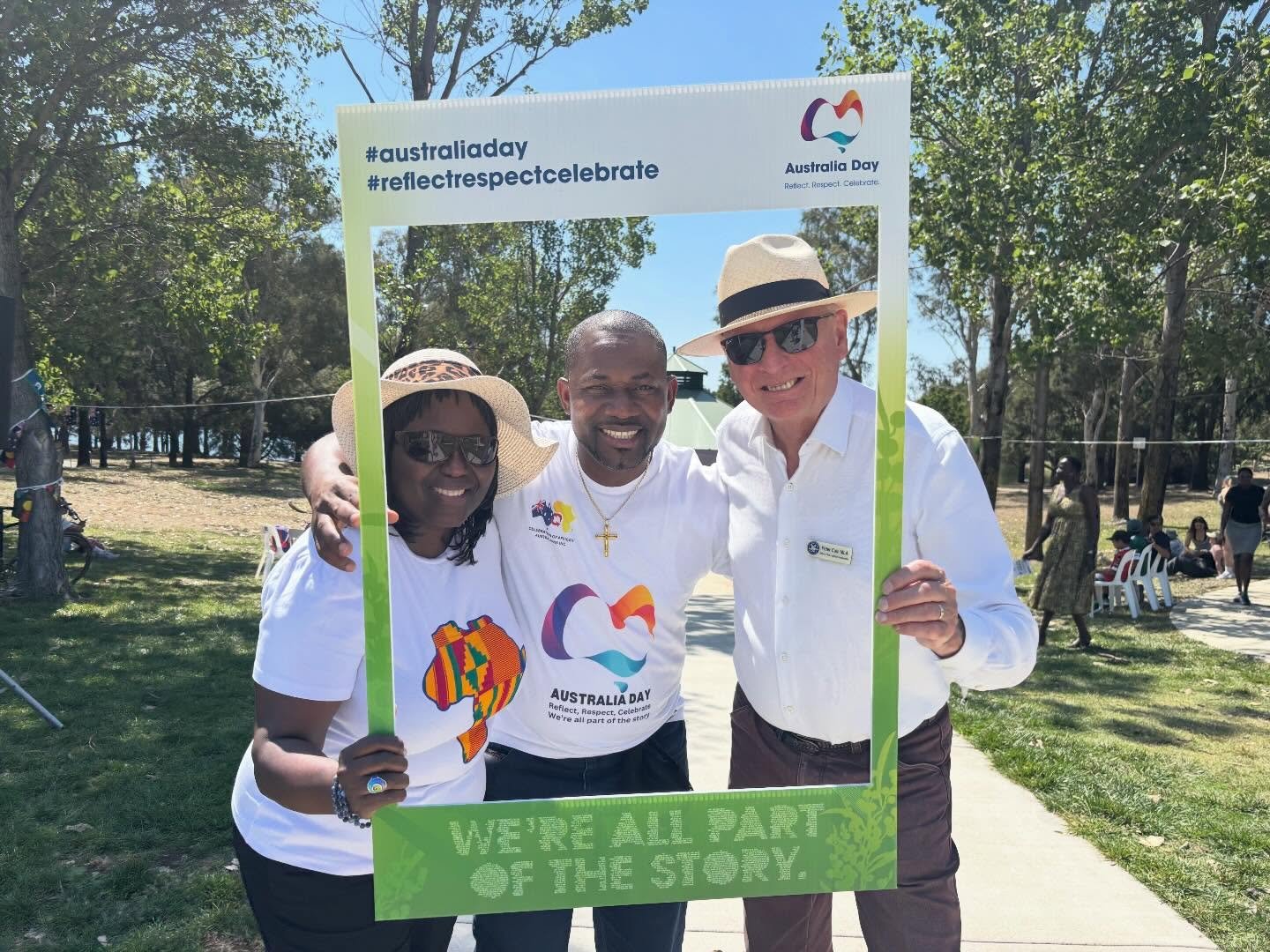 Congratulations again to Charles Koker and team from Celebration of African Australians Inc for hosting yesterday&rsquo;s Australia Day Afro Aboriginal Cultural Fusion community event, yesterday at Yerrabi Ponds. Great to join Chiaka Barry MLA for so
