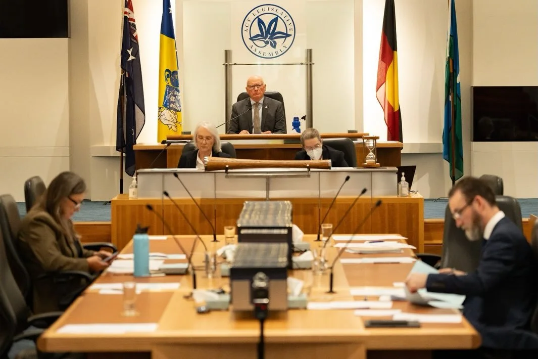 A few of my functions and roles today, the first Sitting Day of 2026 for the ACT Legislative Assembly:
* Speaker&rsquo;s Duty
* Question Time
* Listening and musing!