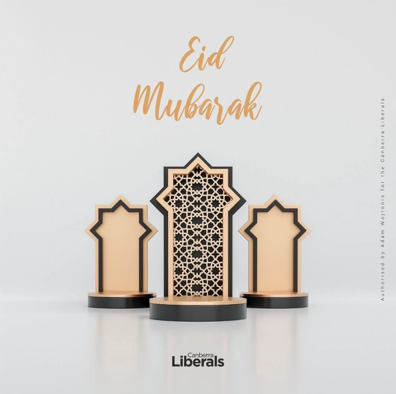 Eid Mubarak to our Muslim community as today marks the end of Ramadan.
@canberraliberals #Ramadan2026 #EidMubarak2026