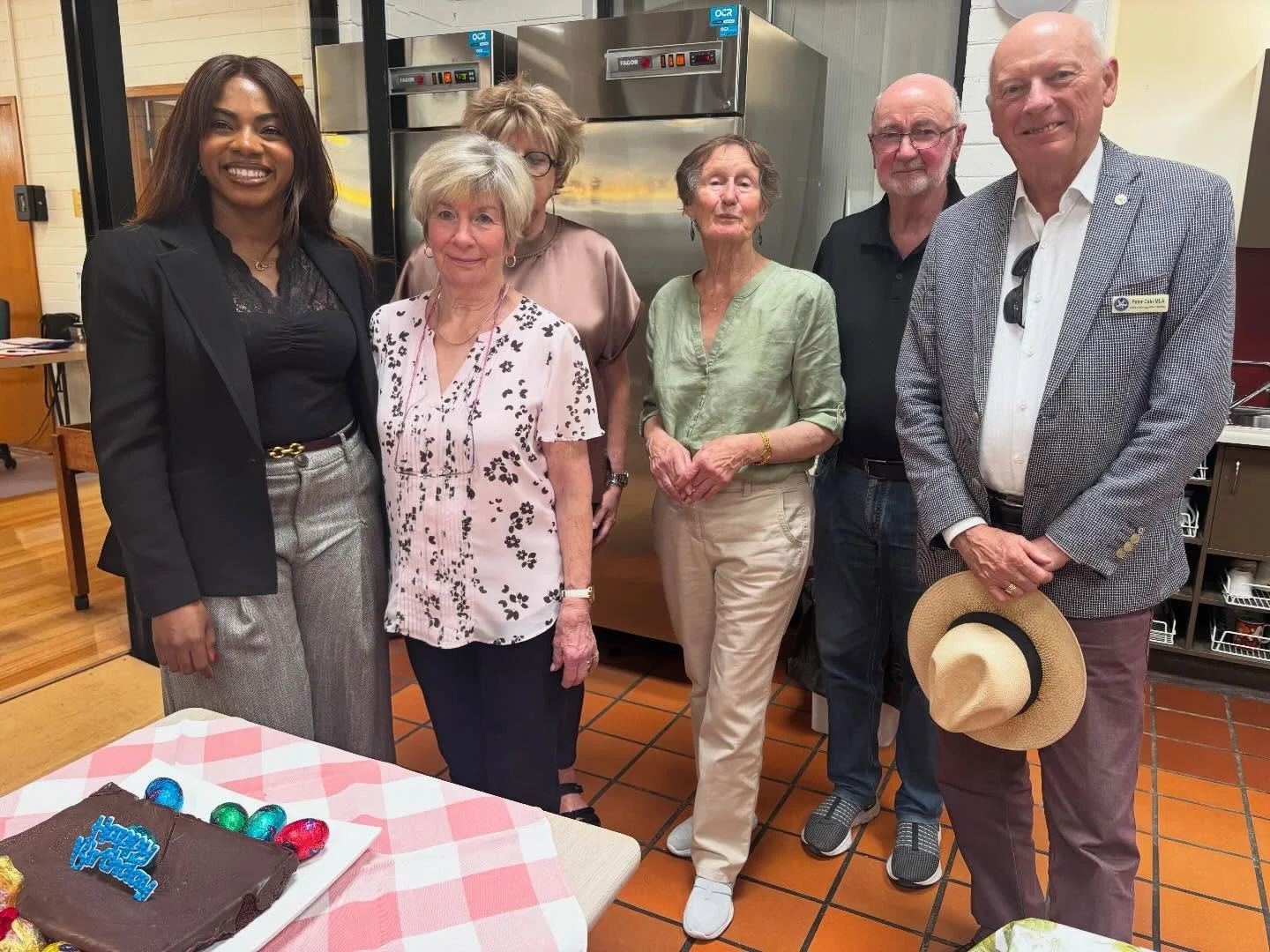 Today I joined Ginninderra and Canberra Liberals&rsquo; colleague, Chiaka Barry MLA, for the April Birthdays&rsquo; Lunch at the Canberra Seniors Centre, Turner. We&rsquo;re with the &ldquo;April birthday babies&rdquo; alongside their &ldquo;Happy Bi