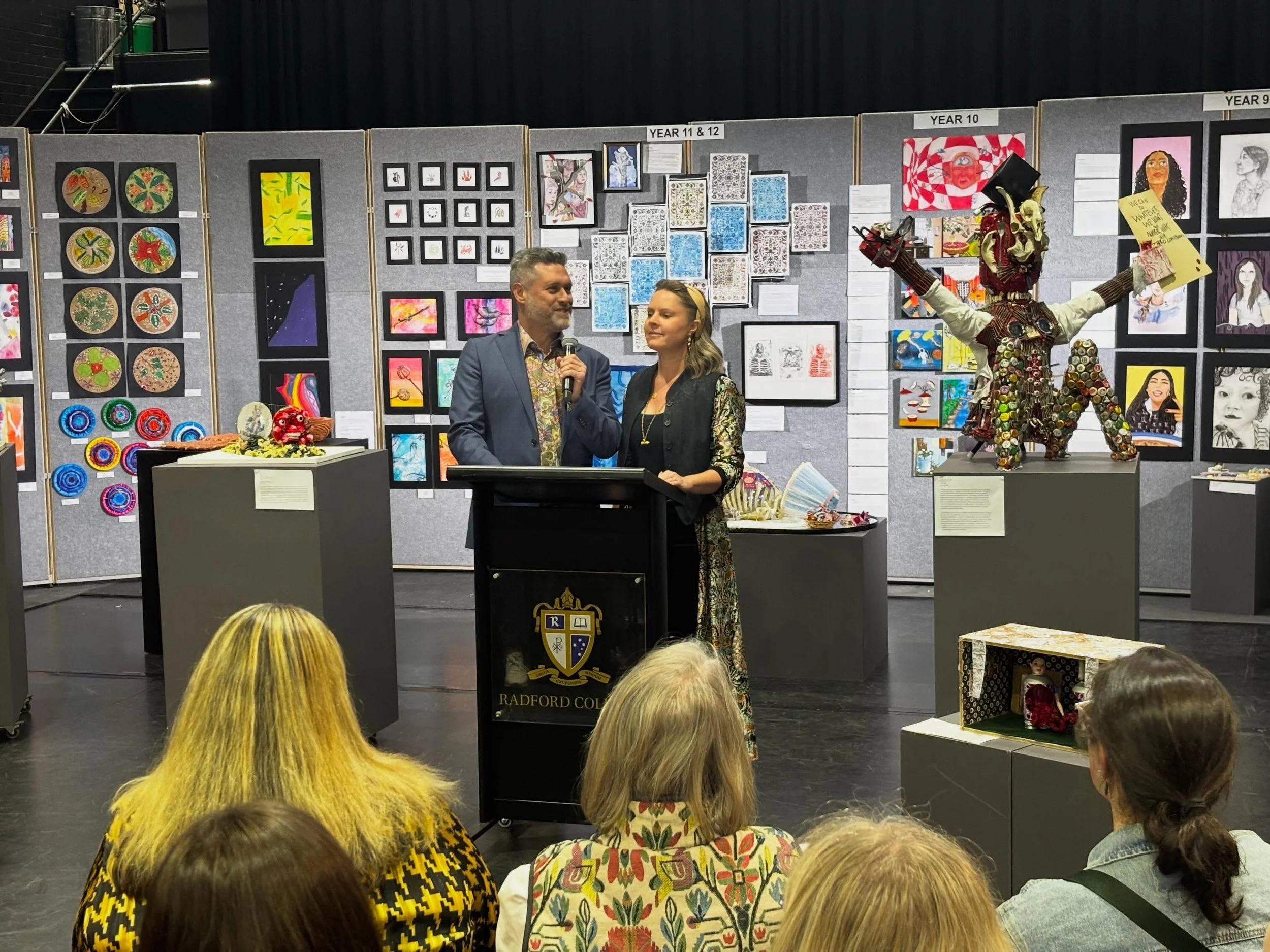 This weekend Radford College P &amp; F is holding its 42nd Artshow@Radford, providing students and staff, as well as local artists, the opportunity to display their works. I was delighted to attend the Gala Opening last night to view the wide variety