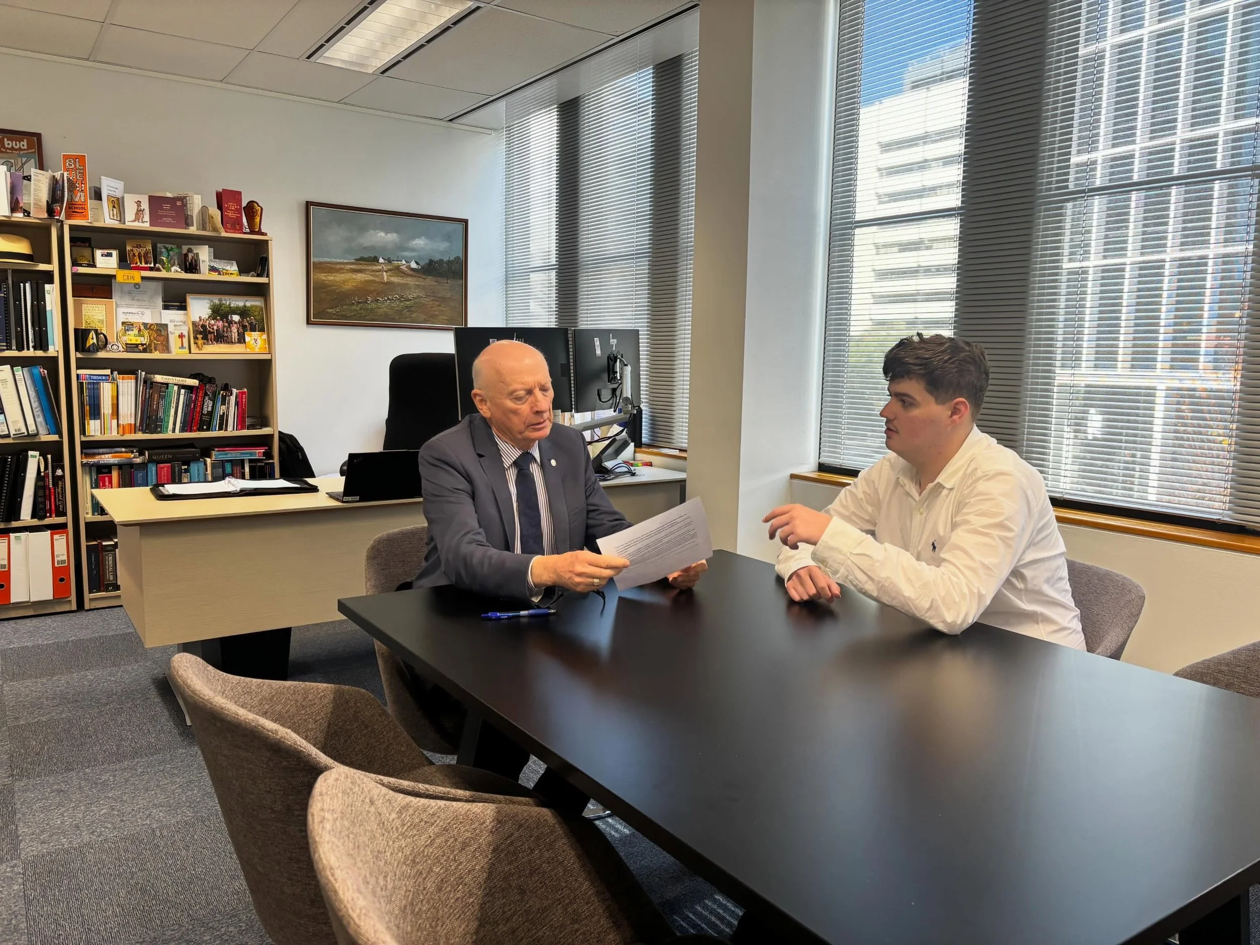 Last week my team and I were joined by Archer Wynack, a Year 11 student from Daramalan College, for Work Experience. We certainly enjoyed Archer&rsquo;s company for the week and wish him well with his studies and his life choices. I&rsquo;m pictured 