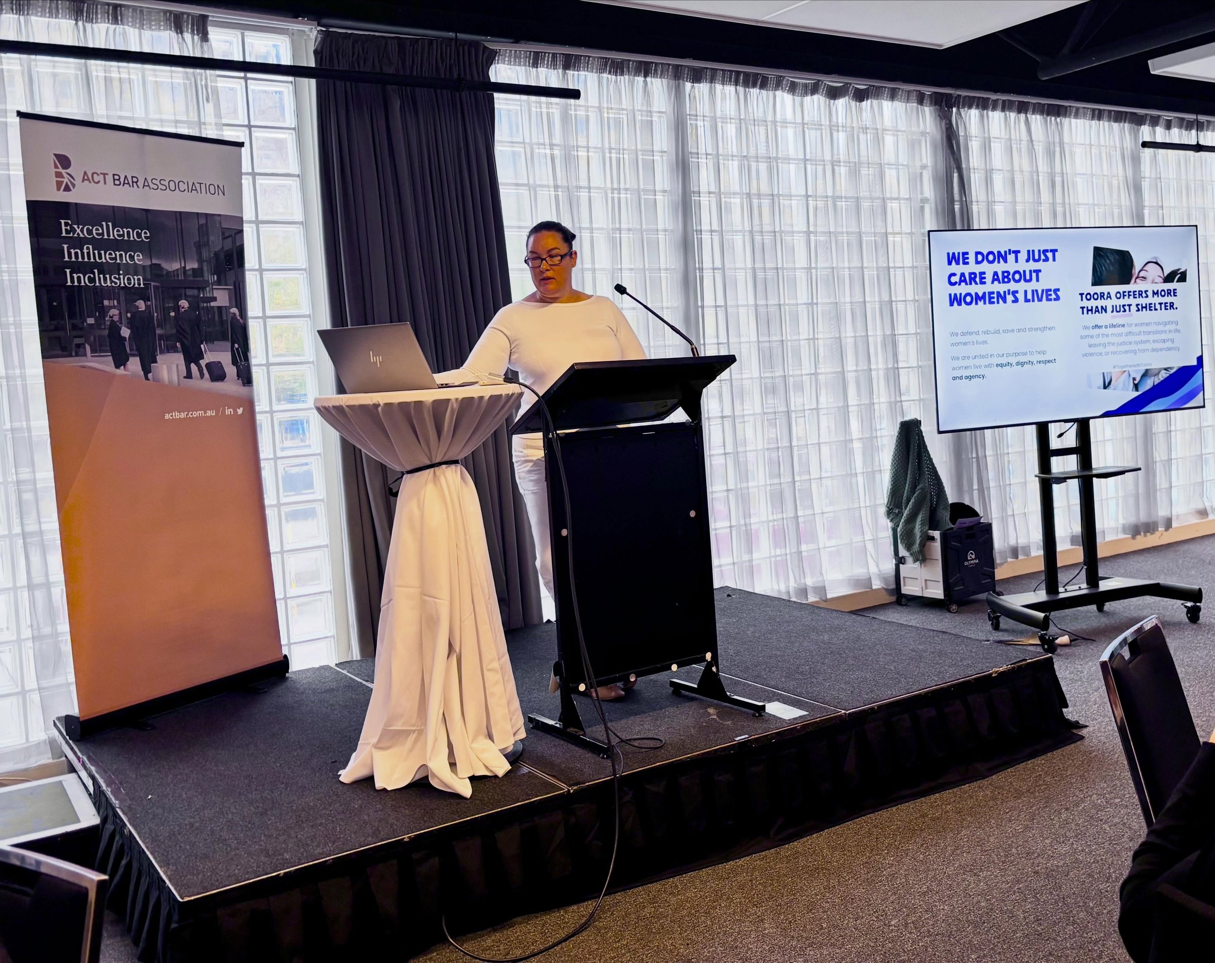 Toora Women have, for over 40 years, provided support, connections and advocacy for Canberra women impacted by domestic violence, homelessness and substance dependency, to help them find better life outcomes. It was a pleasure to attend much of last 