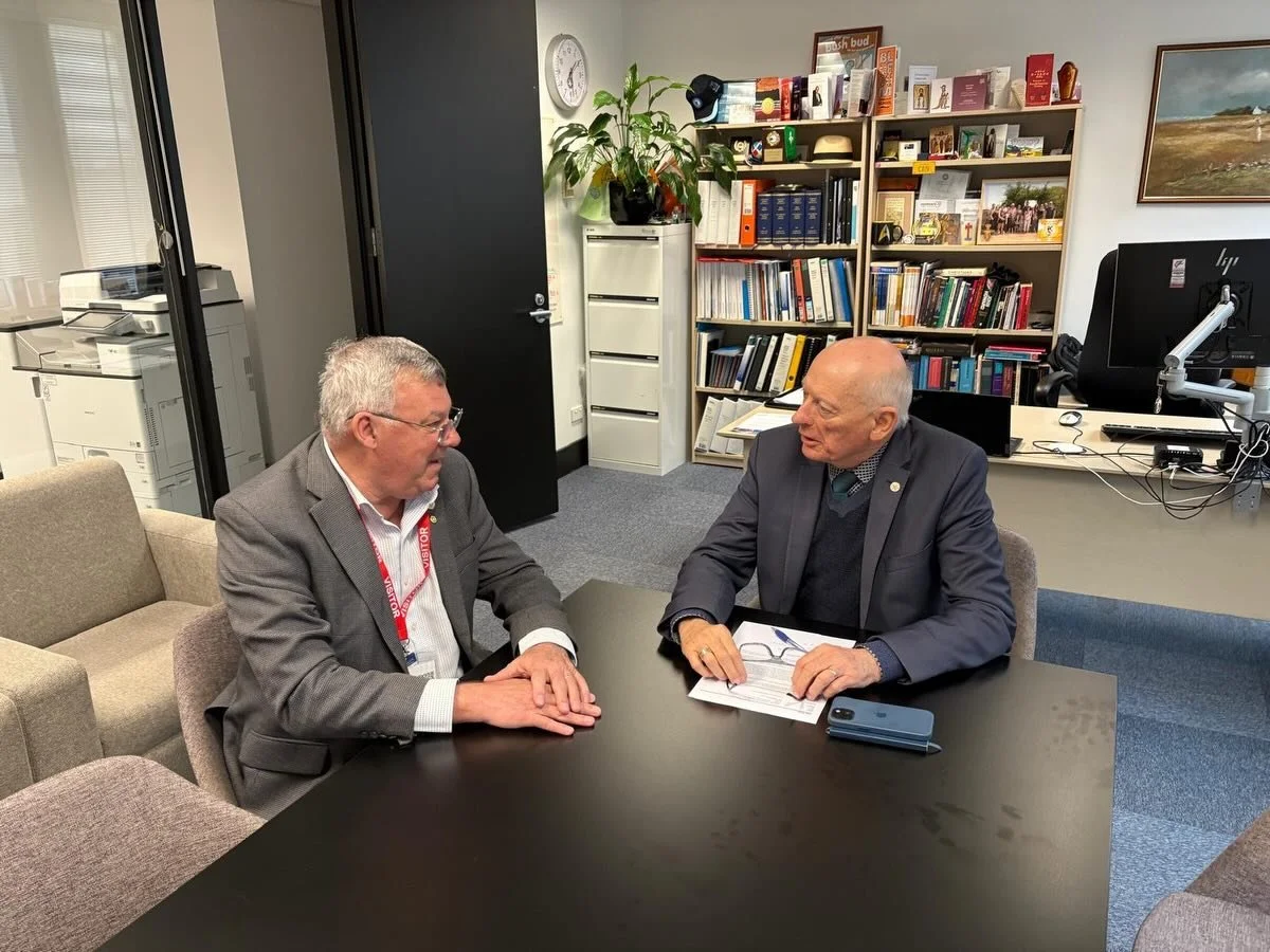 Appreciated the broad ranging chat today with former Defence technology specialist, Ray Cage, which included the growing significance of AI, very relevant to my Shadow Ministries of City Services and Government Services.