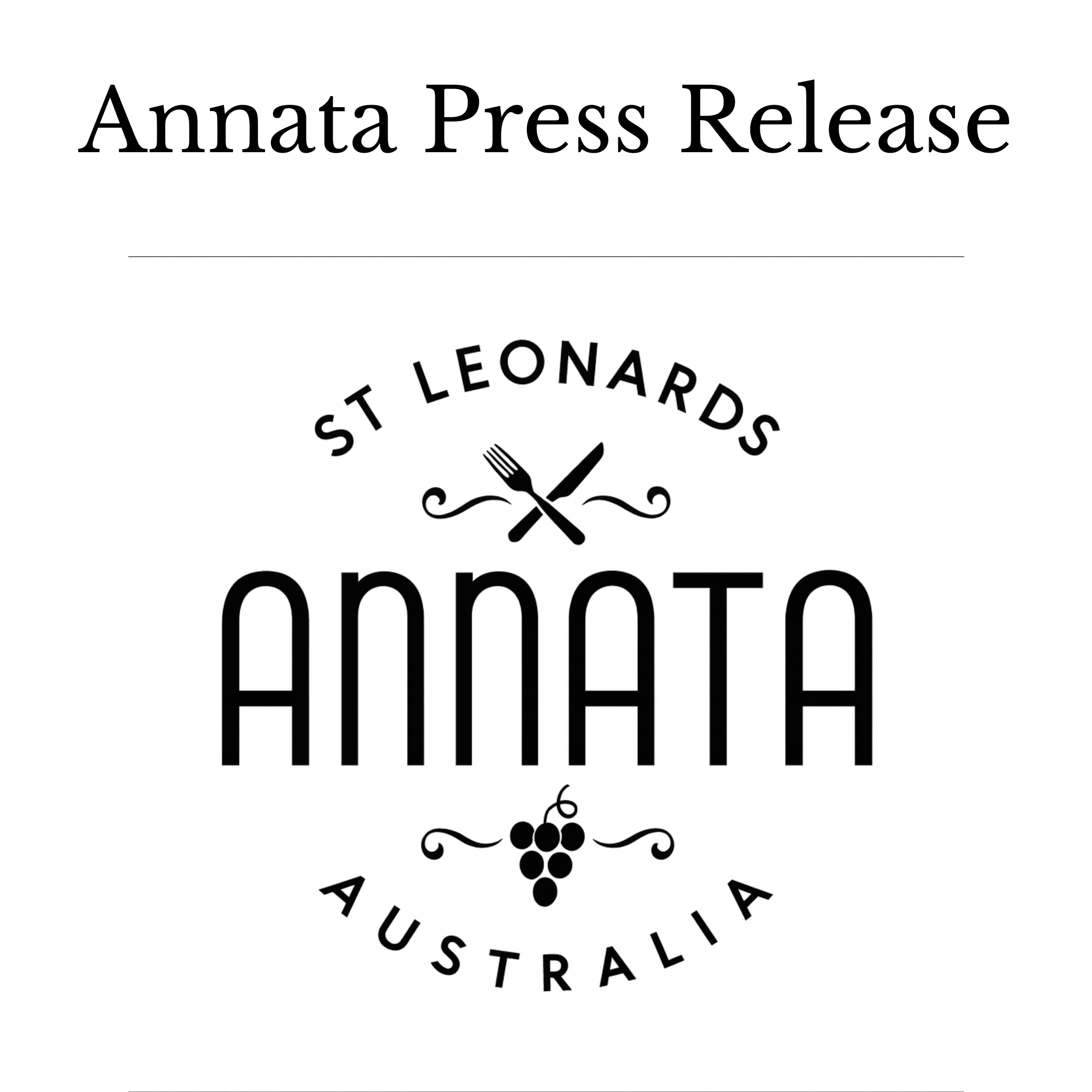 Press Release - Annata reopening at 66 Chandos Street