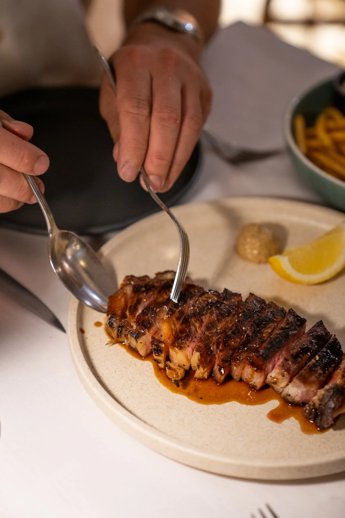 Crafted steak to perfection