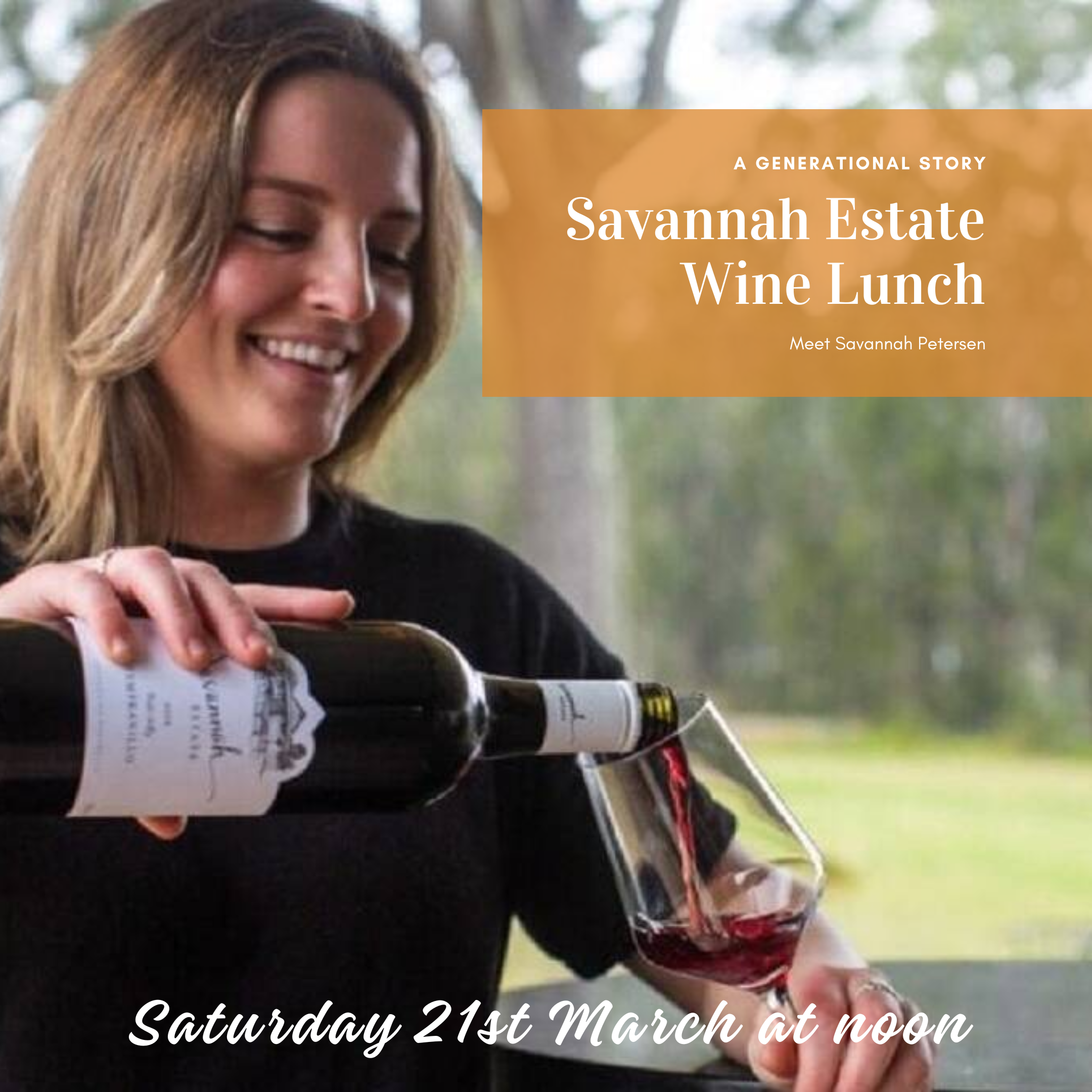 Savannah Estate Wine Lunch
