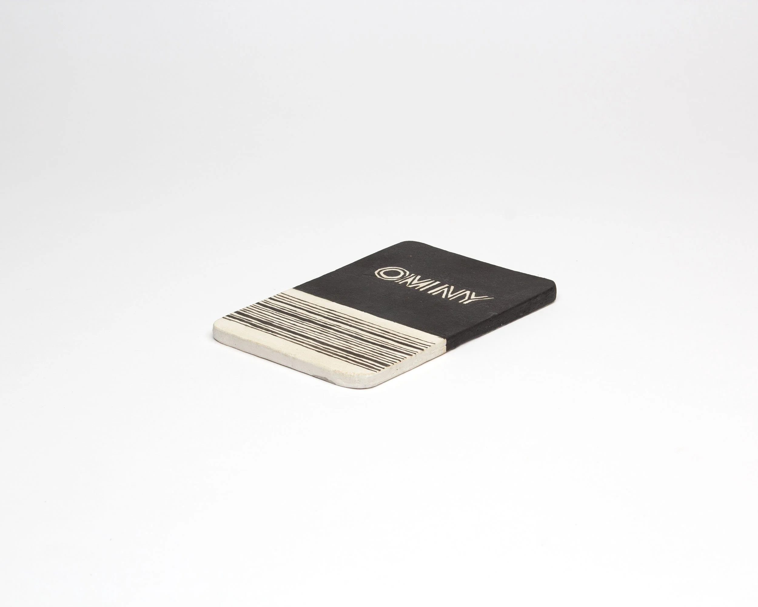 TAP-TO-PAY, 2026, ceramic, 5.75"x3.75"x.25"
