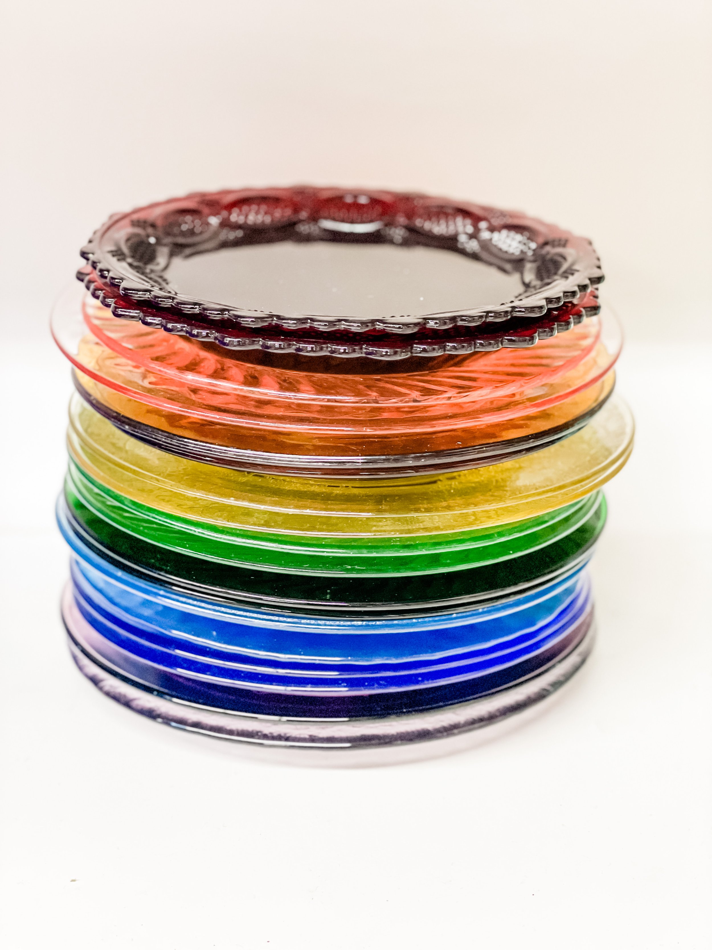 Depression Luncheon Plates