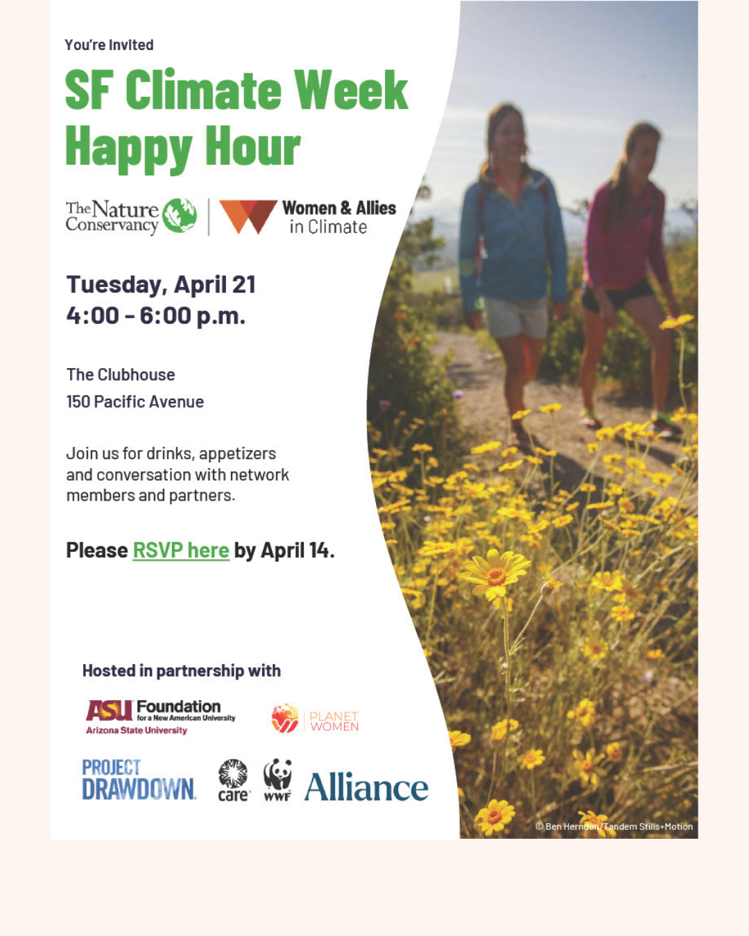 Women &amp; Allies in Climate Happy Hour