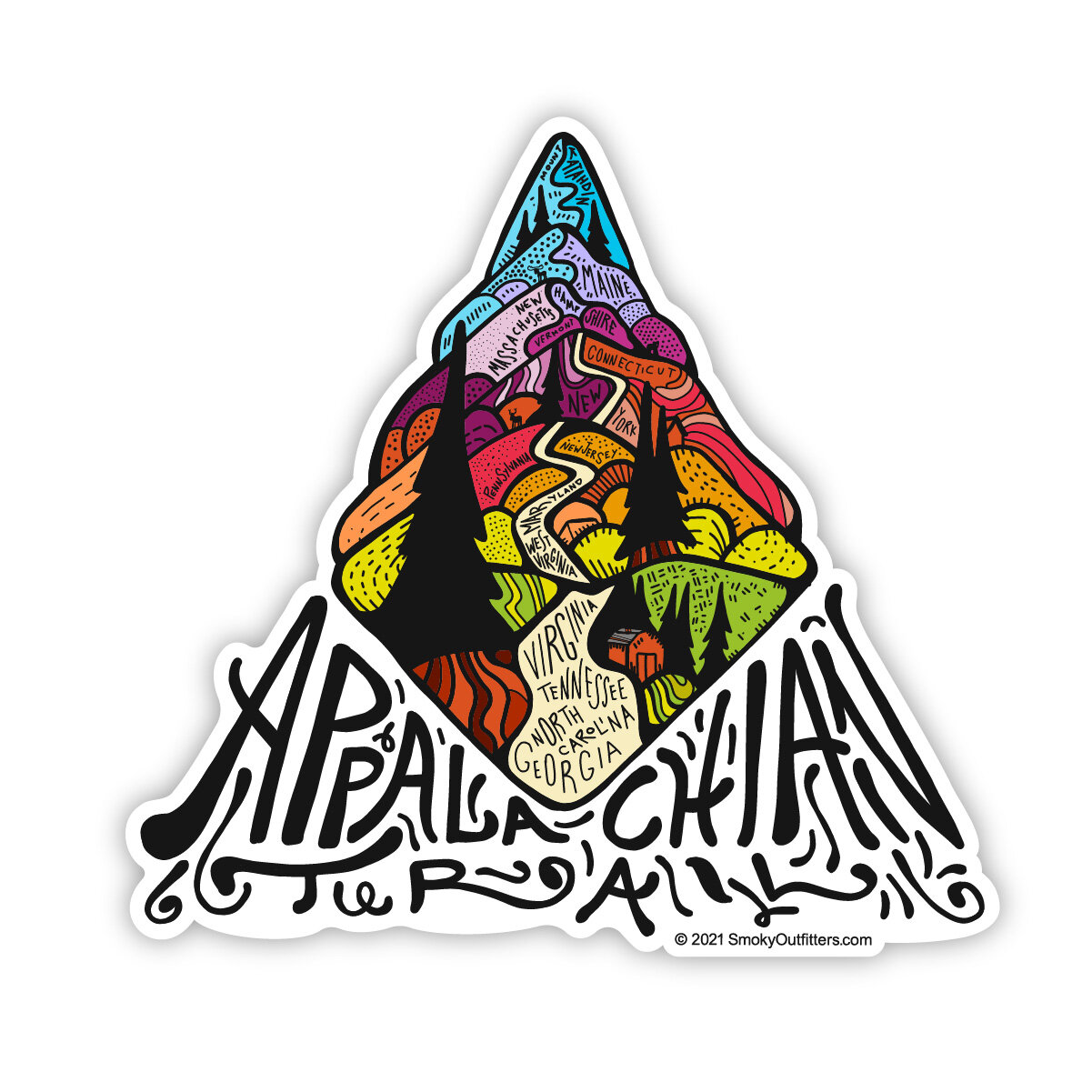 The Appalachian | 3.9" x 3.75" | As low as 1.5