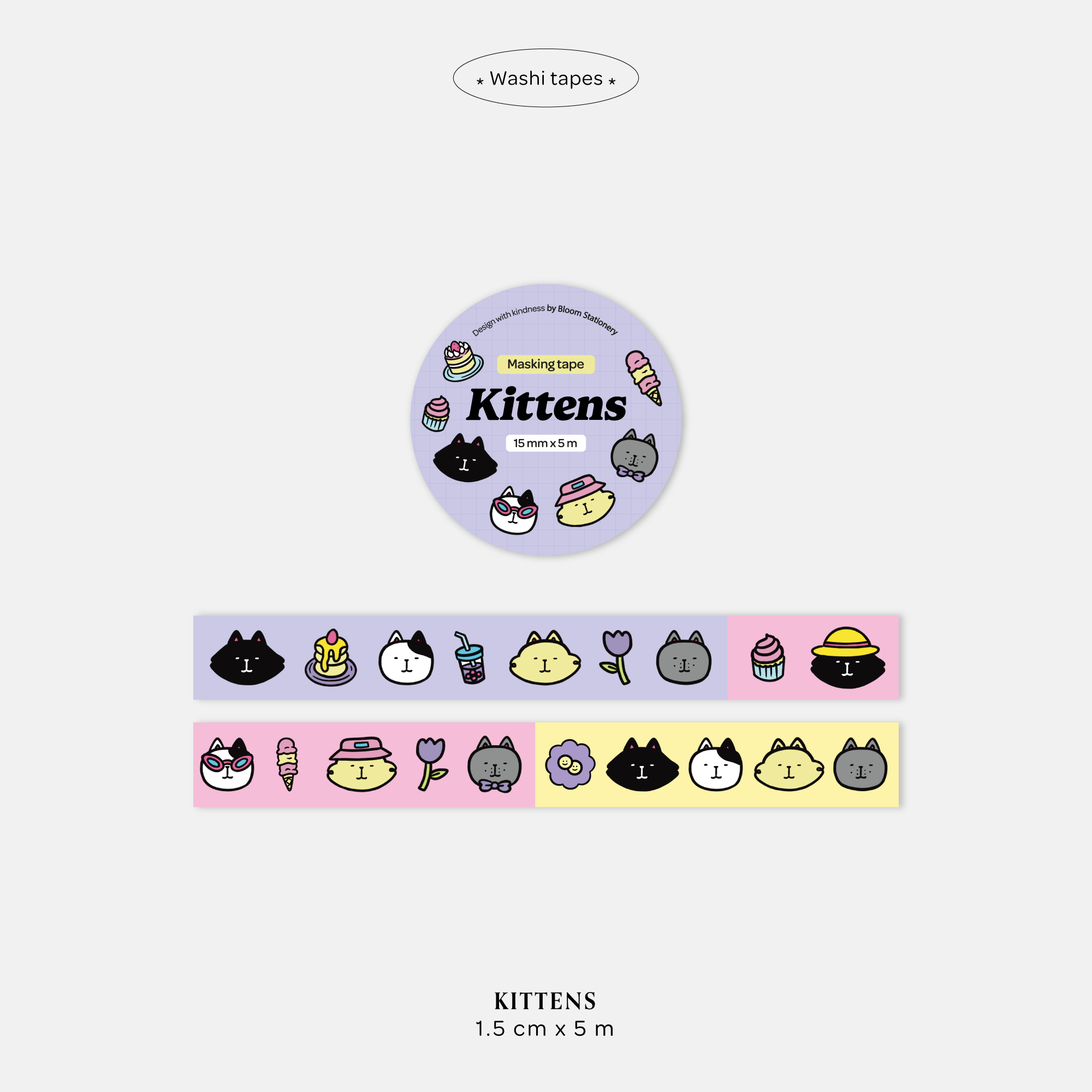 Washi tape Kittens