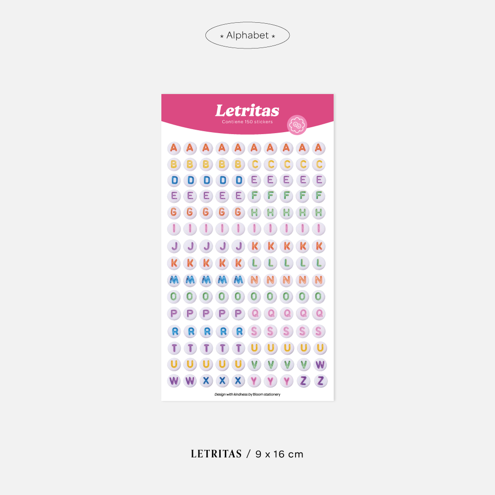 Stickers Letritas