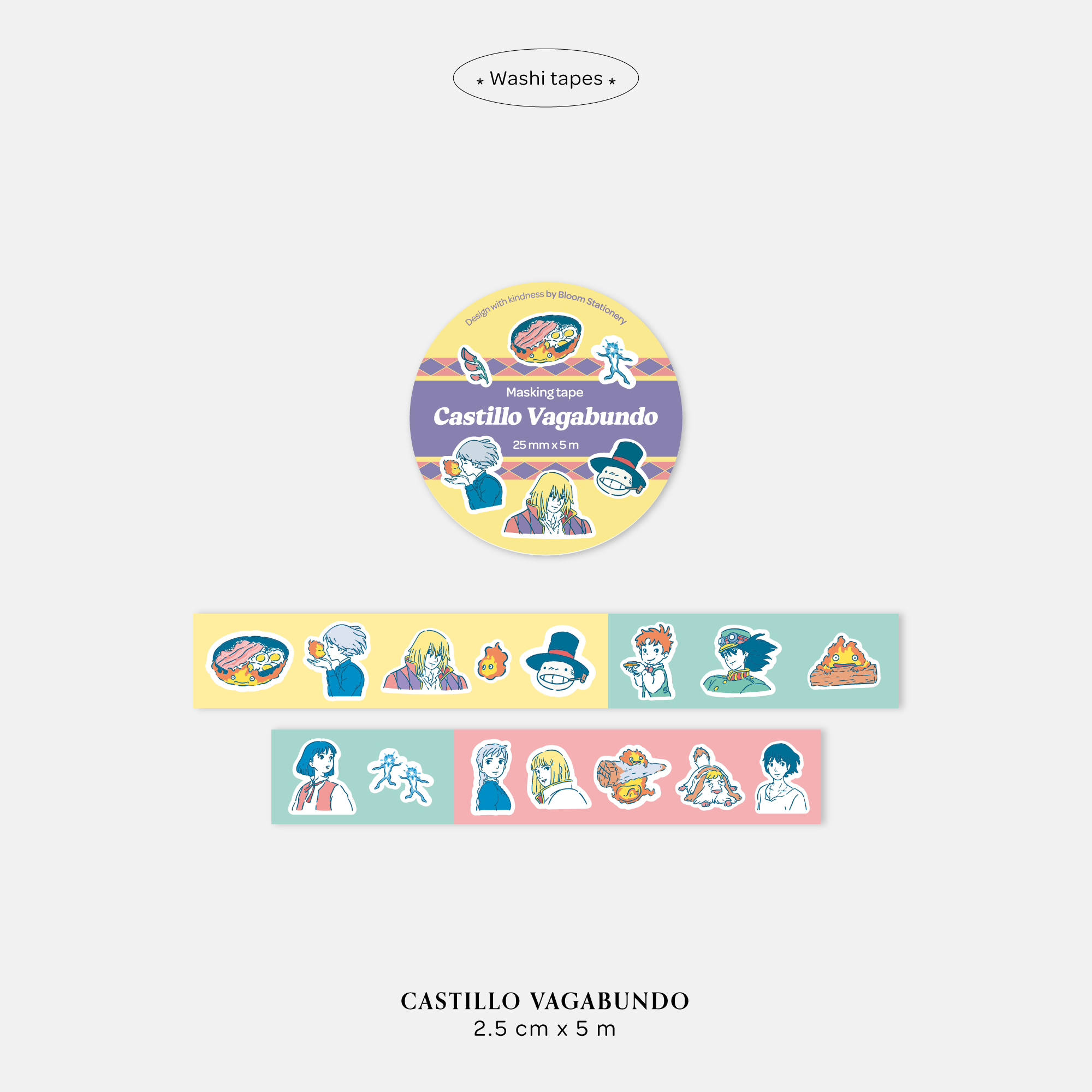 Washi tape Castillo Vagabundo