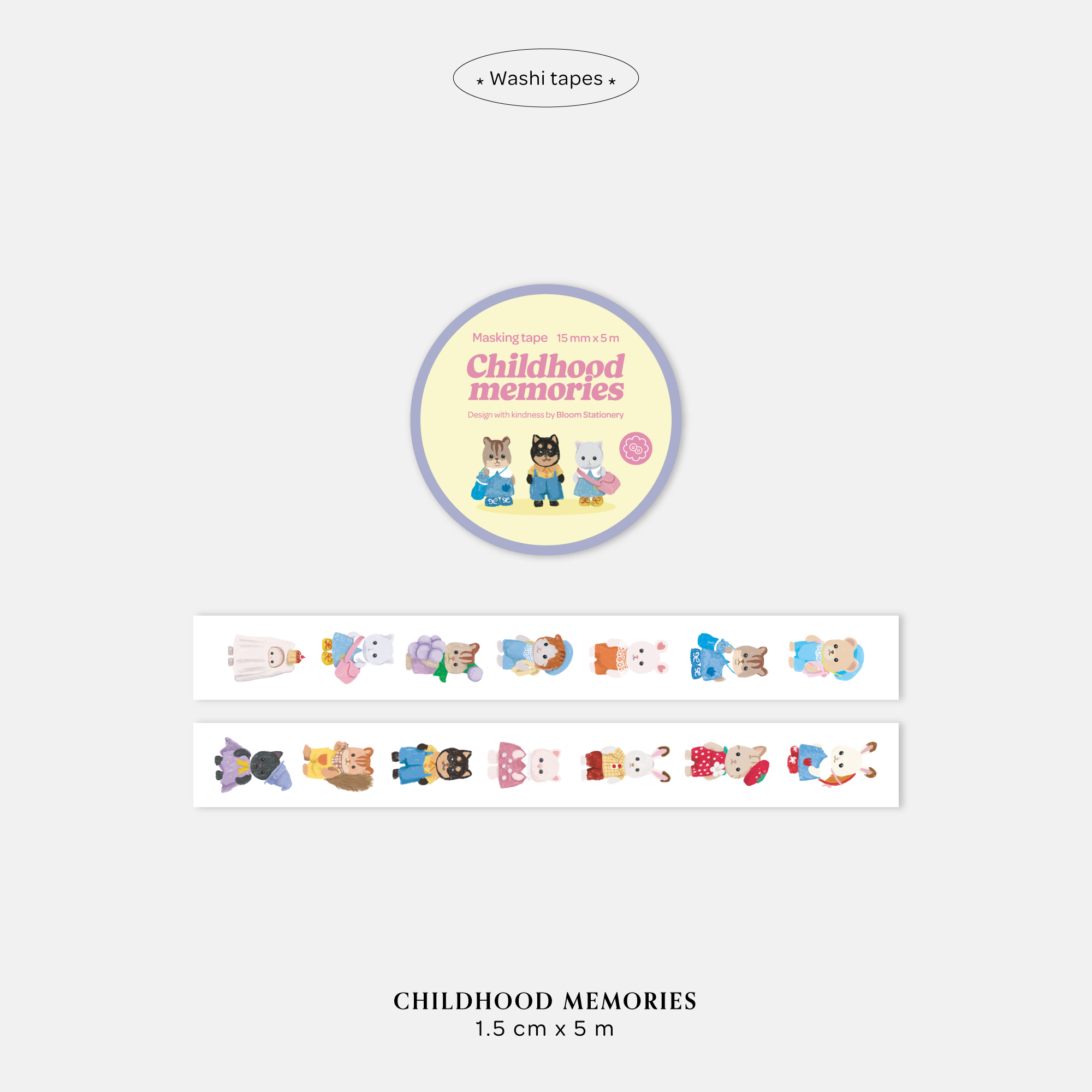 Washi tape Childhood Memories