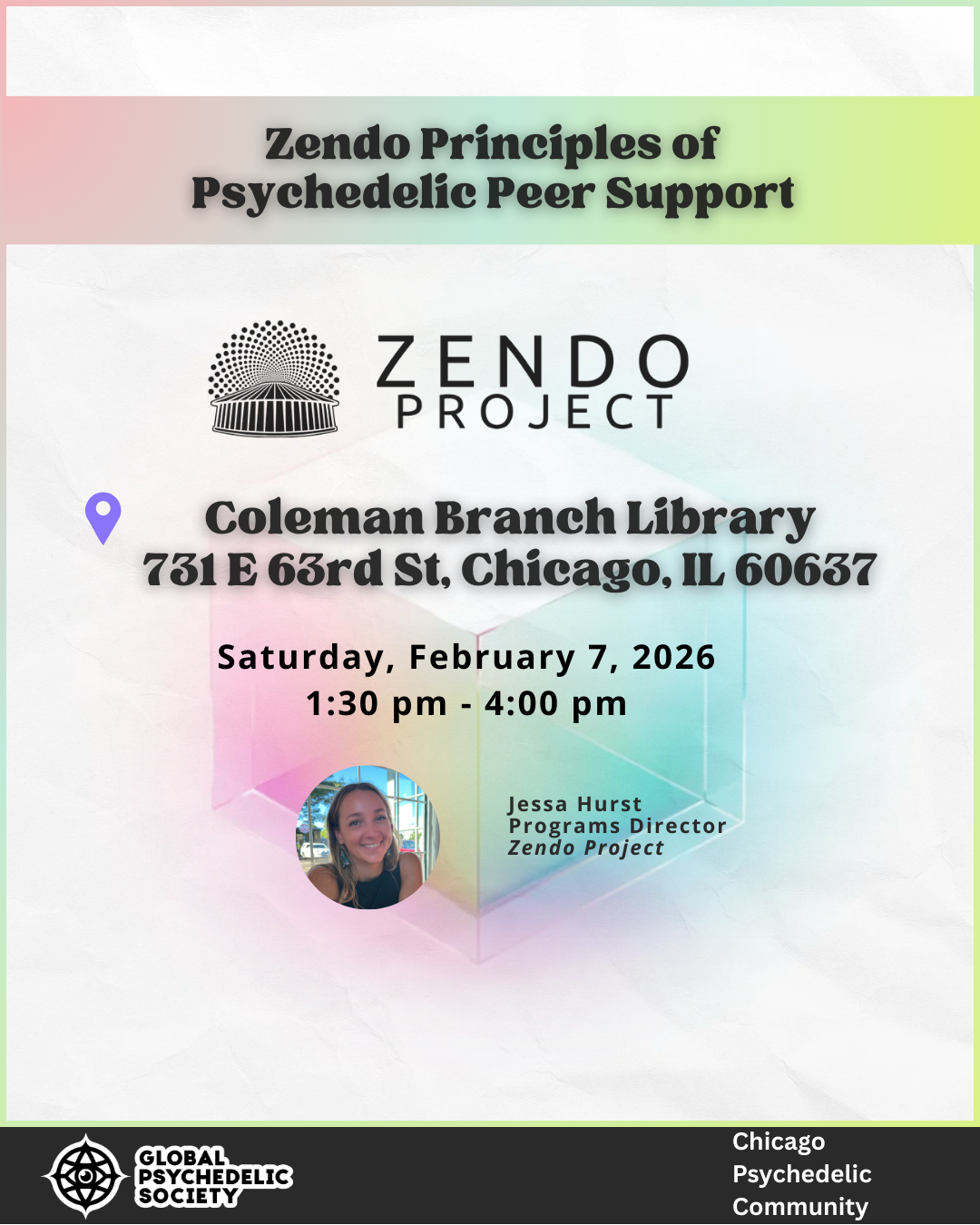 Zendo's Principles of Psychedelic Peer Support in Hyde Park, Chicago