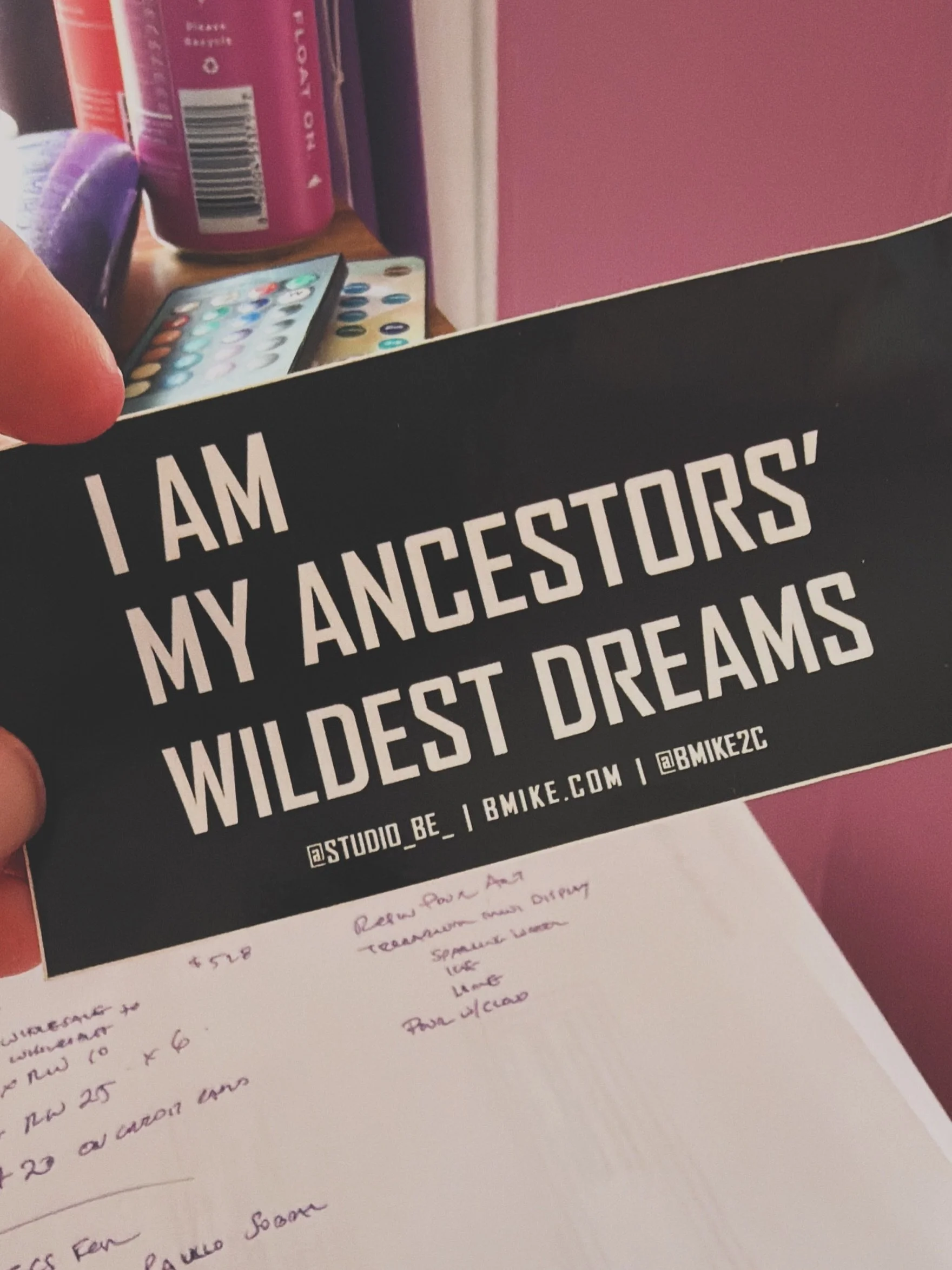 I was introduced to the concept of having unhealed ancestors recently. I had assumed that everyone returns to their fully healed spirit between bouts in the three-dimensional. Working with Maria McCain and @tranquilhighs, allowed me to recognize that