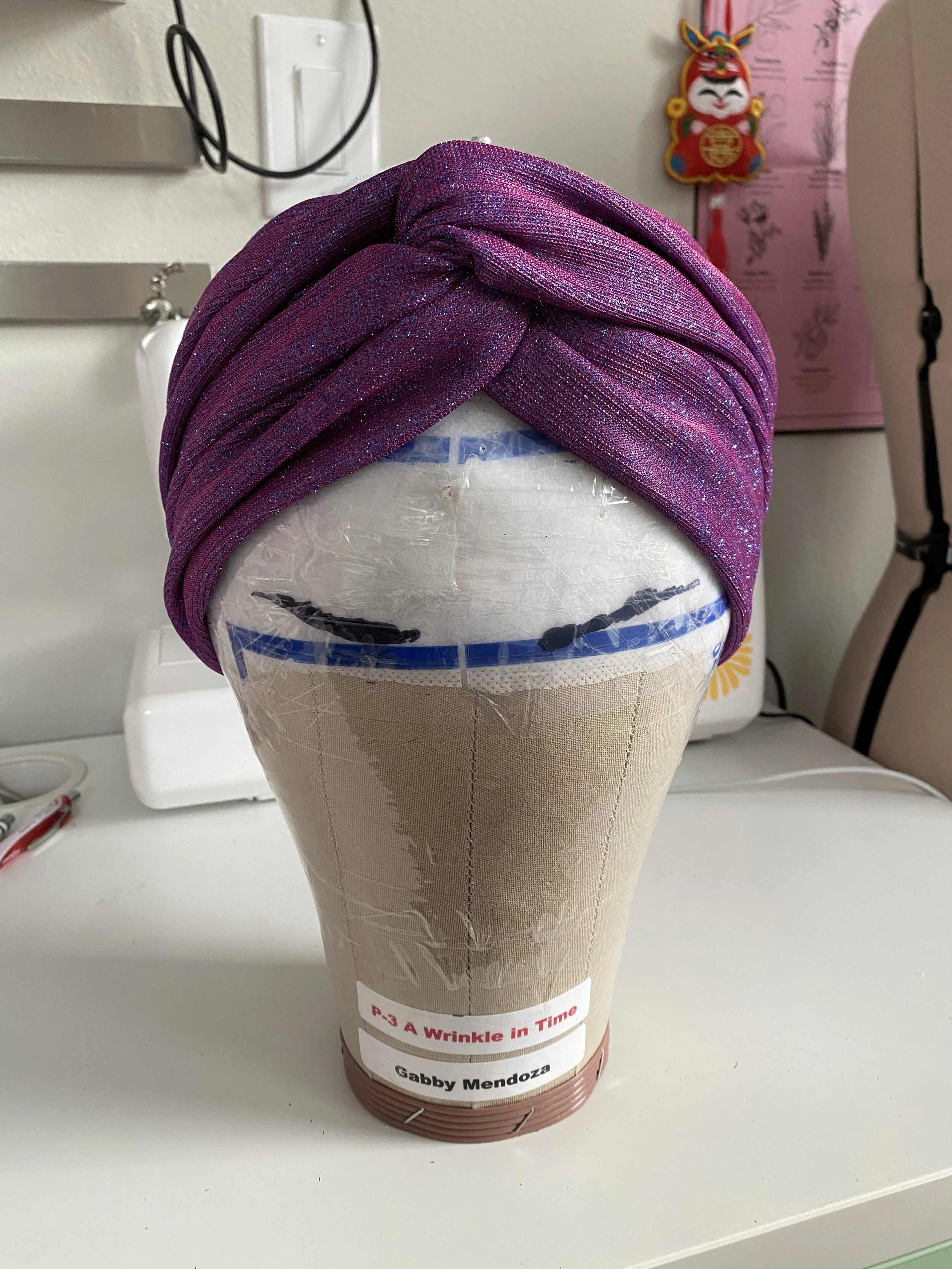 Wrapping the turban - front