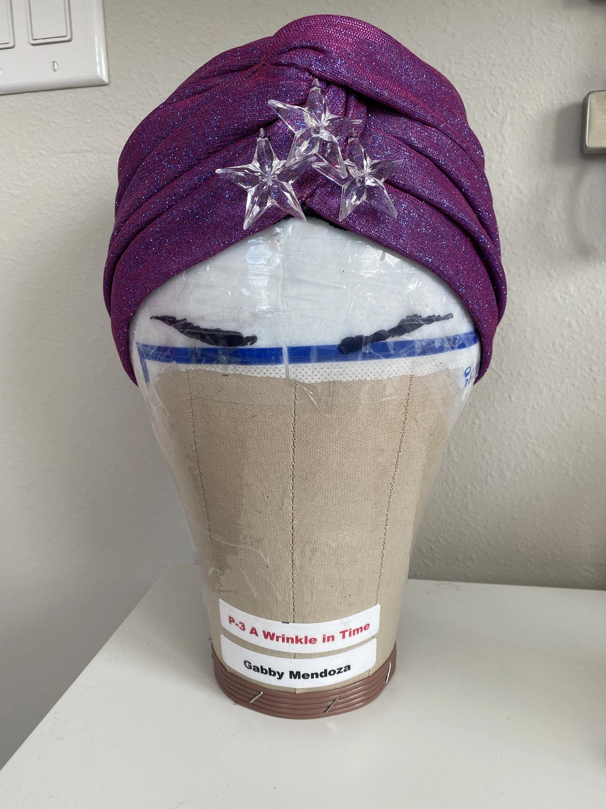 Finished Happy Medium turban - front