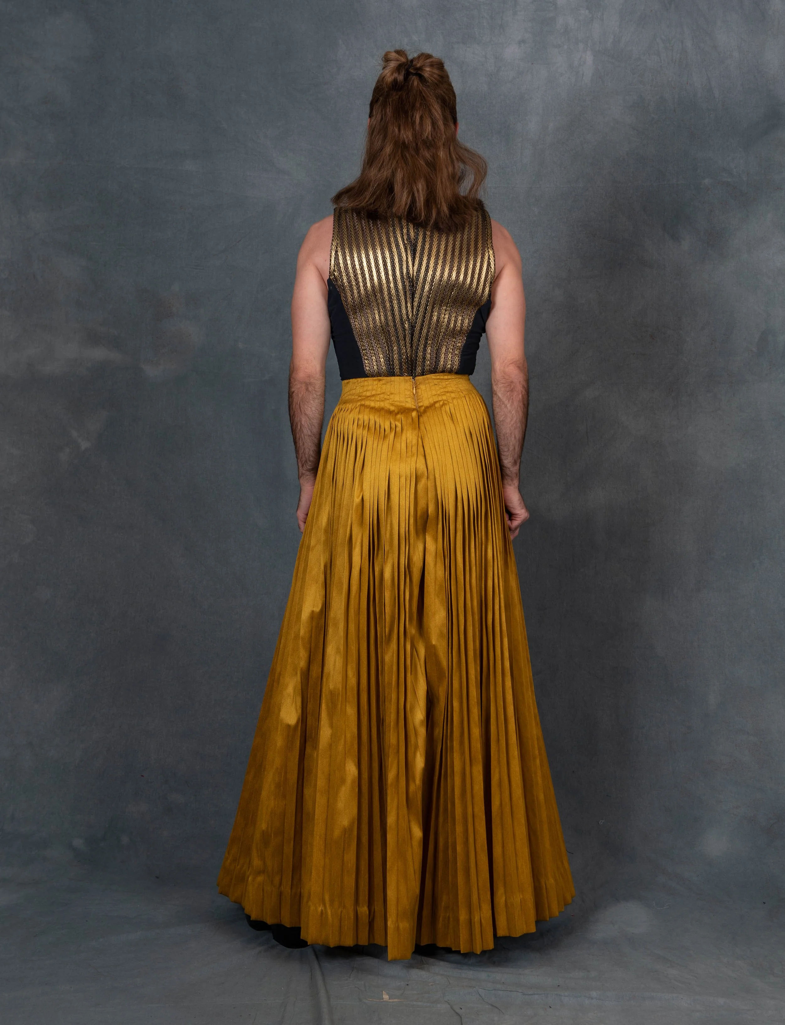 Final shirt on performer - back