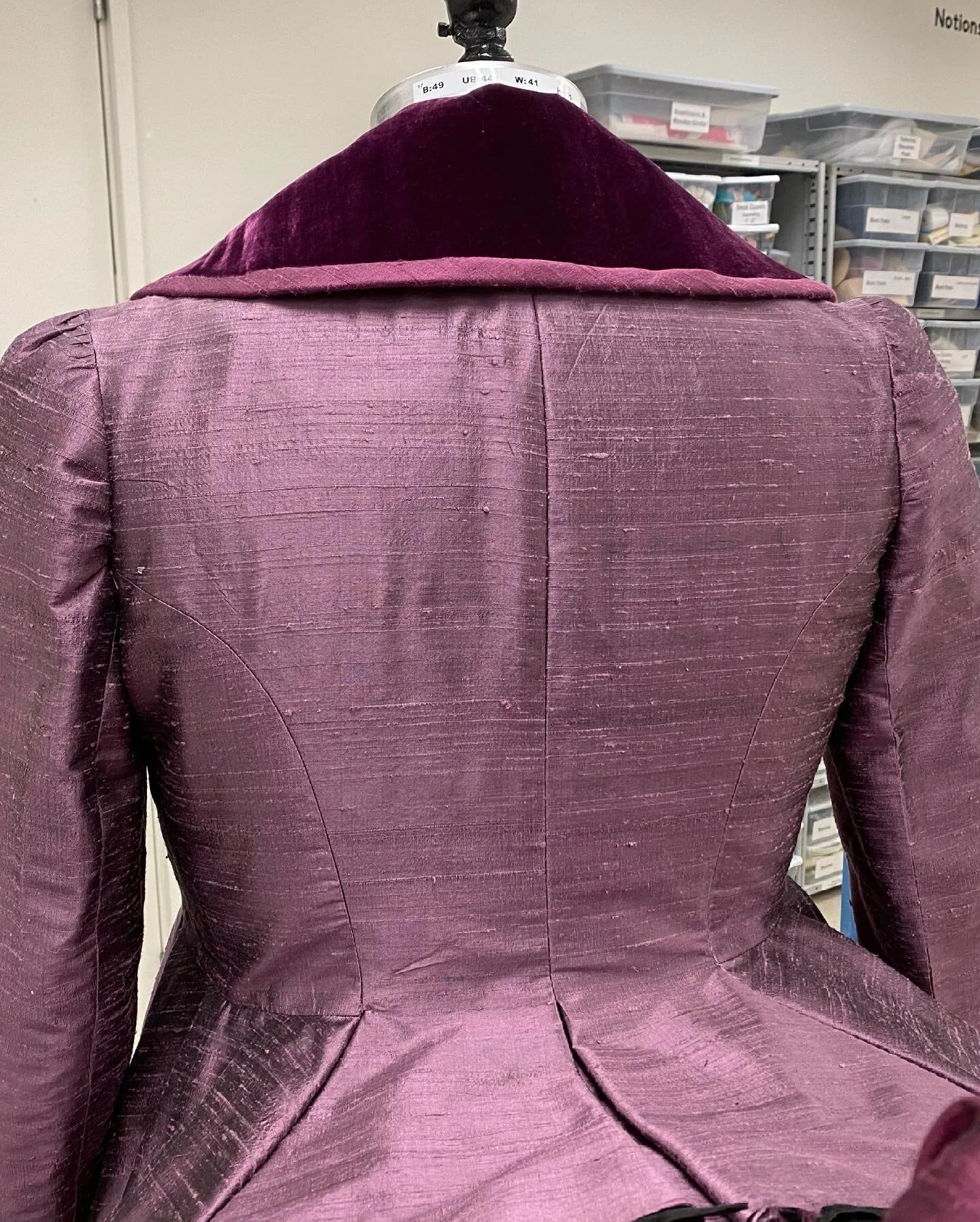 The bodice - back 