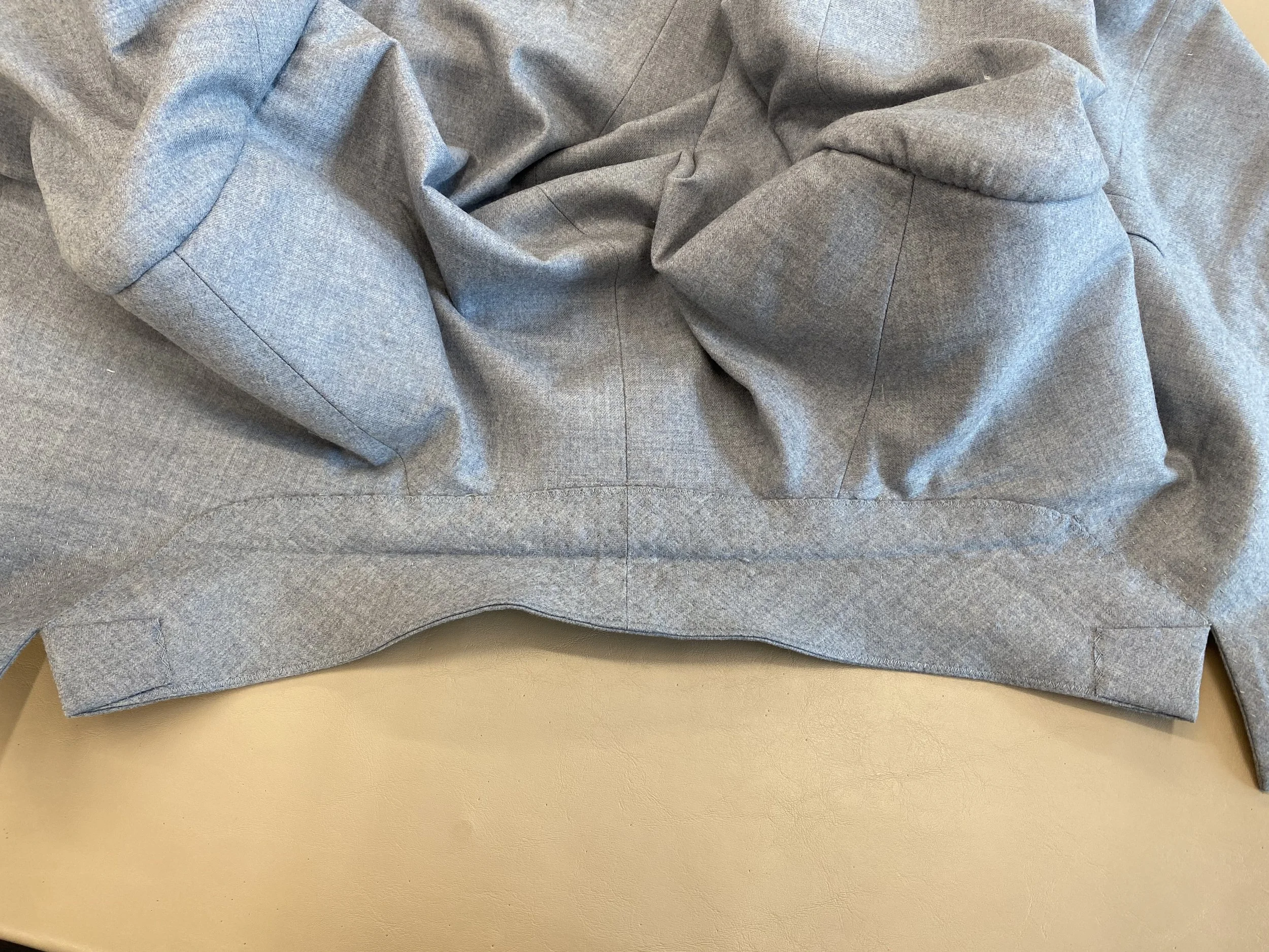 Finished collar - underside