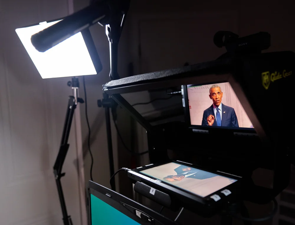 Close-up of the flip-view