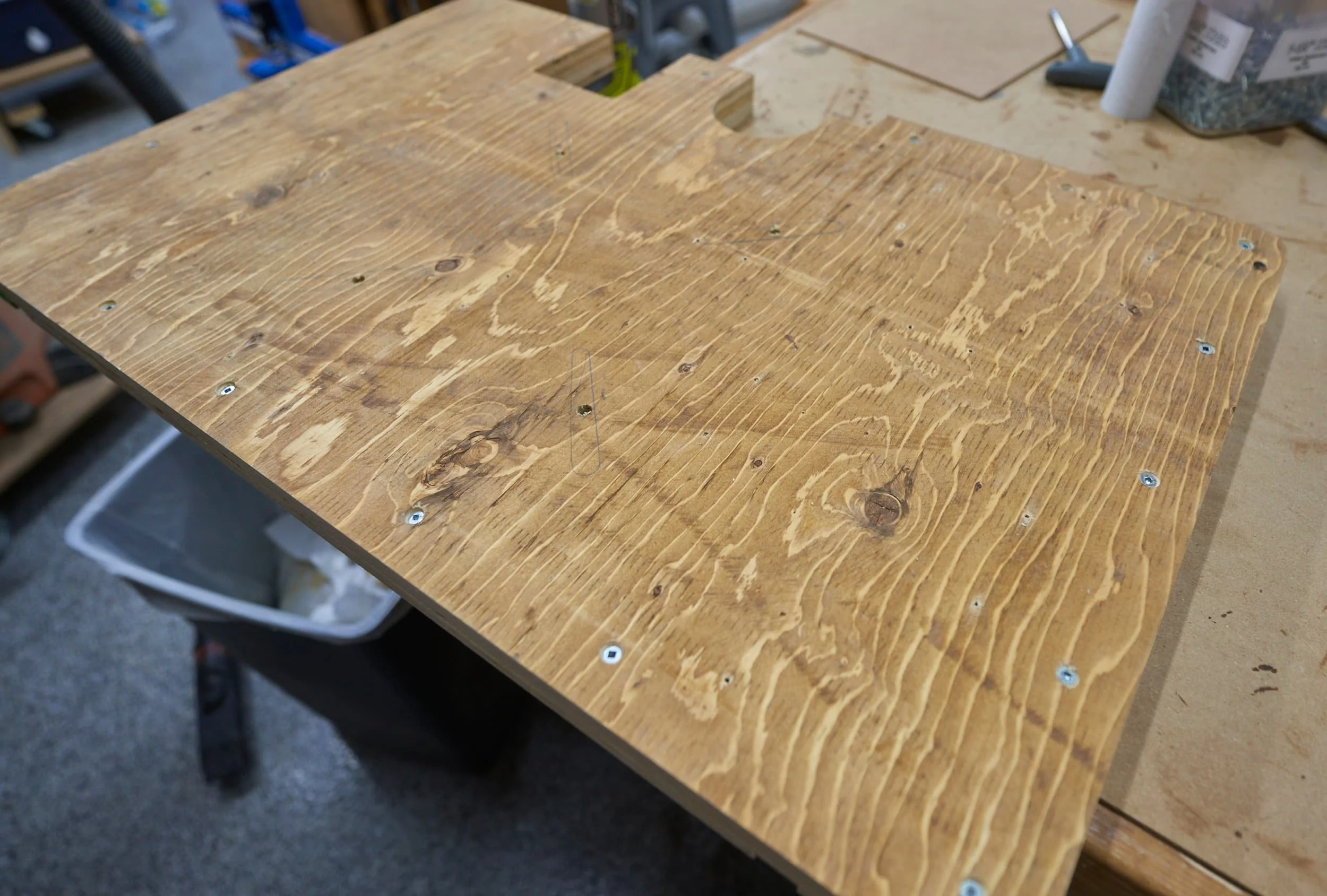 Pins and screws to hold everything together