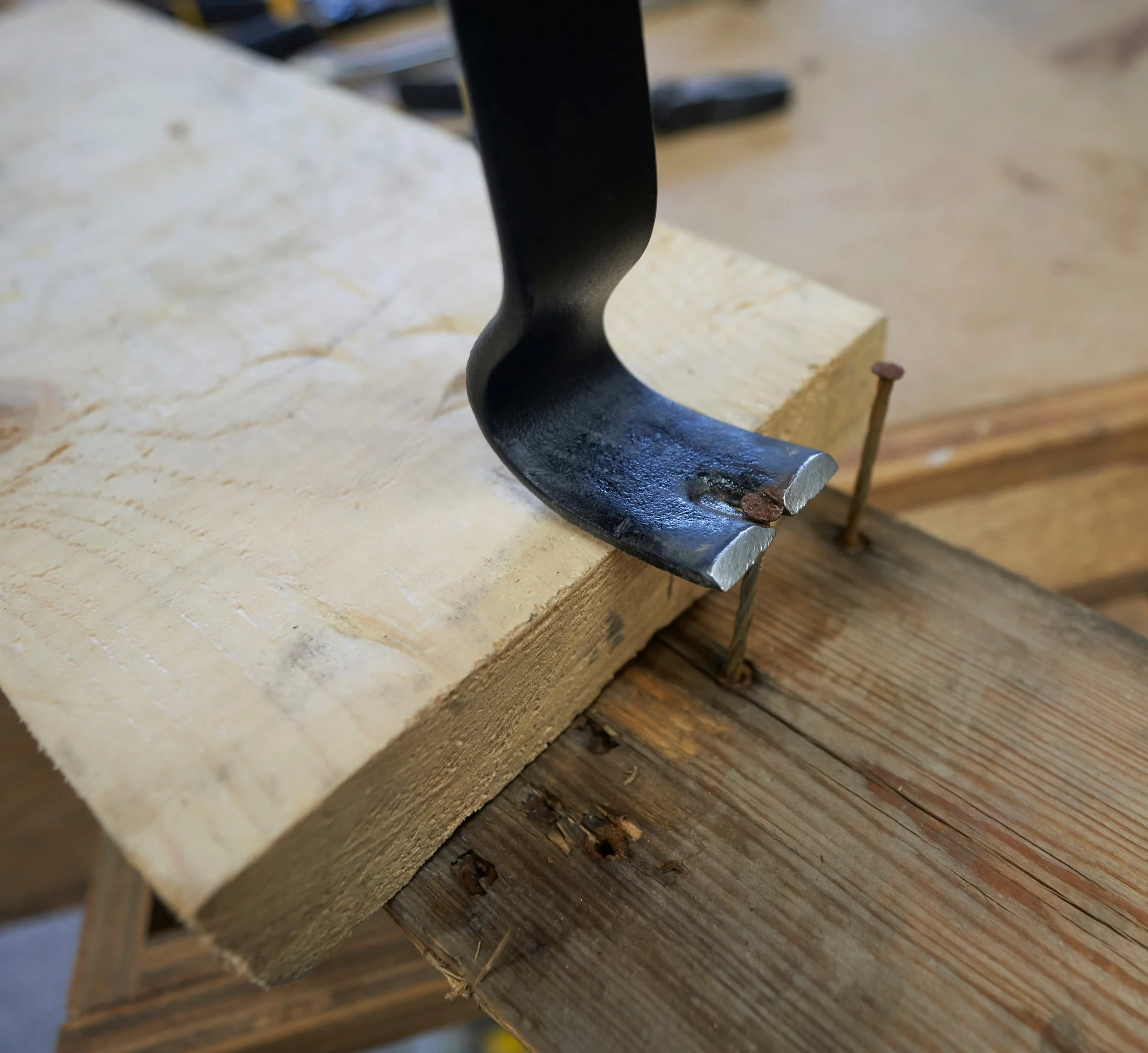 Nail puller and prybar
