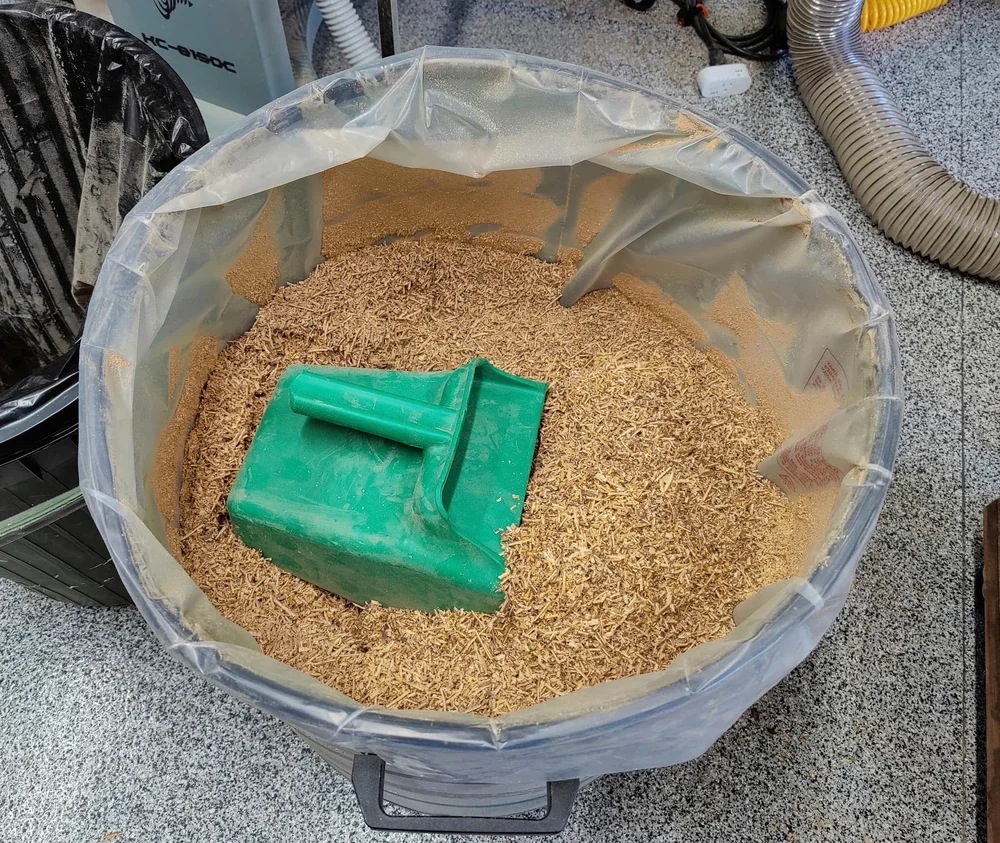 Ton of sawdust
