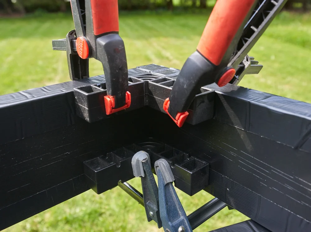 Clamped top and bottom