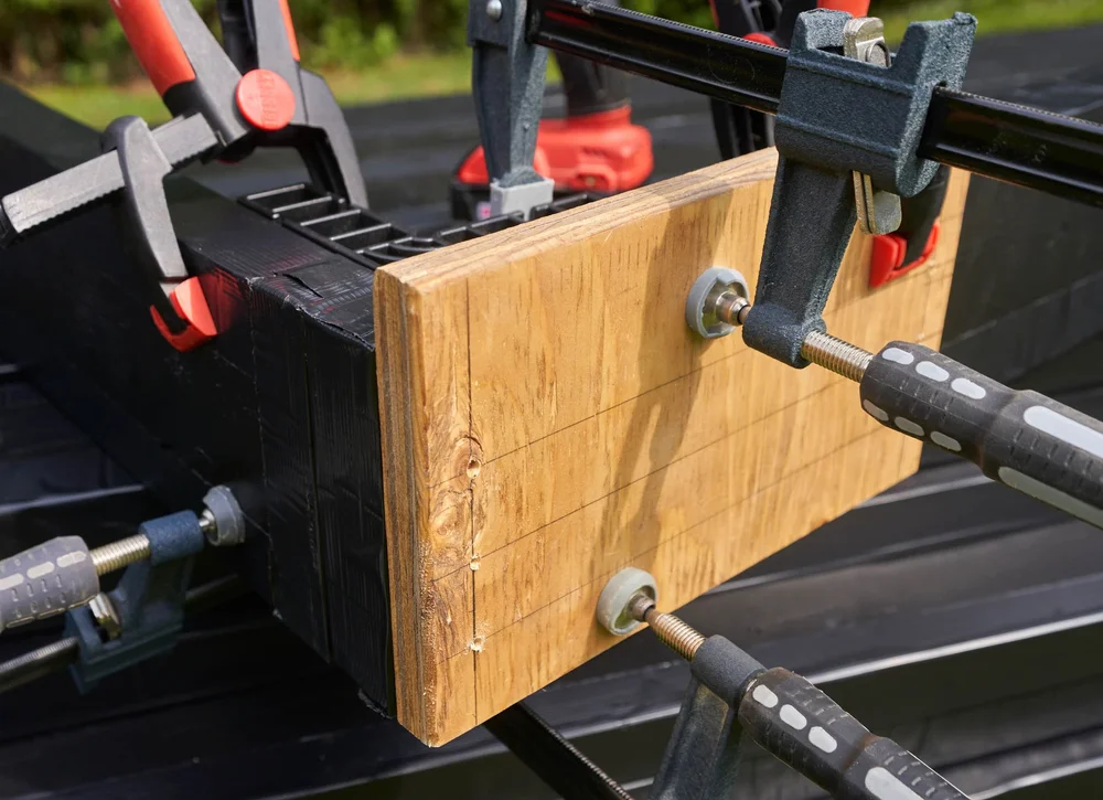 Getting ready to drill