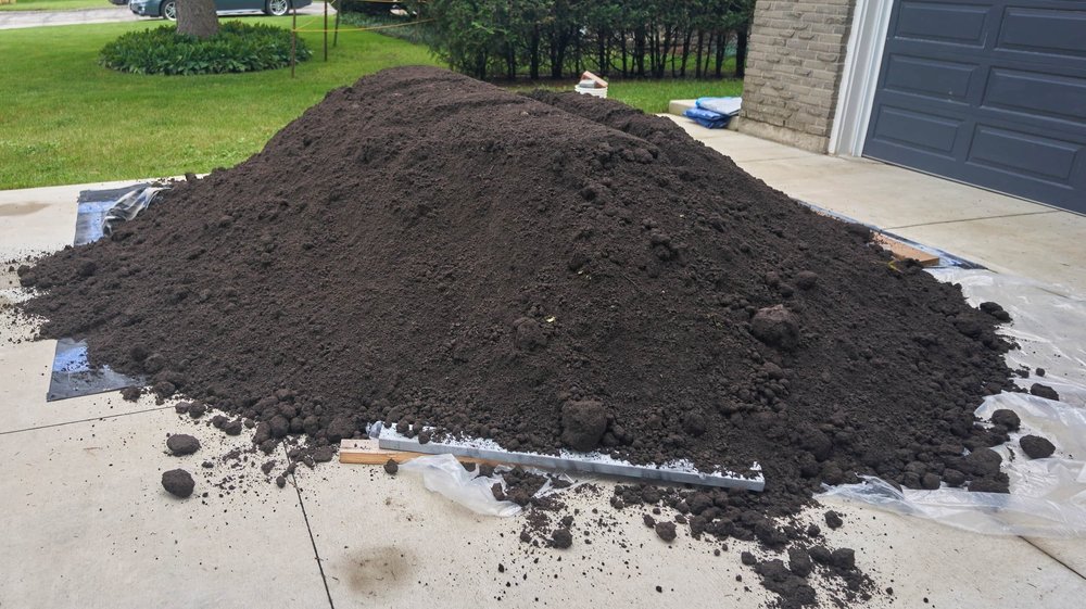 We ordered five yards