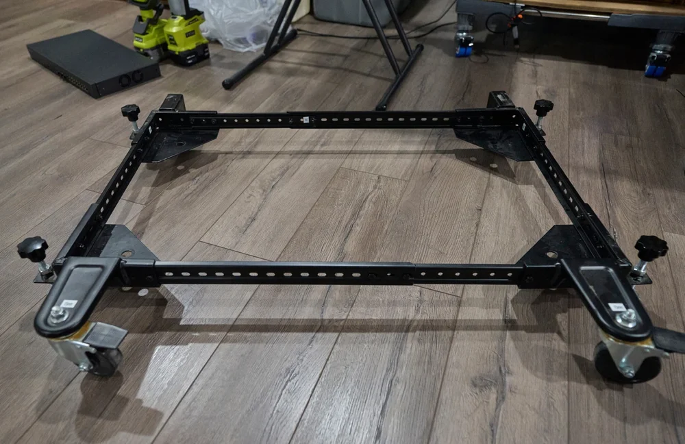 Loosely assembled the mobile base