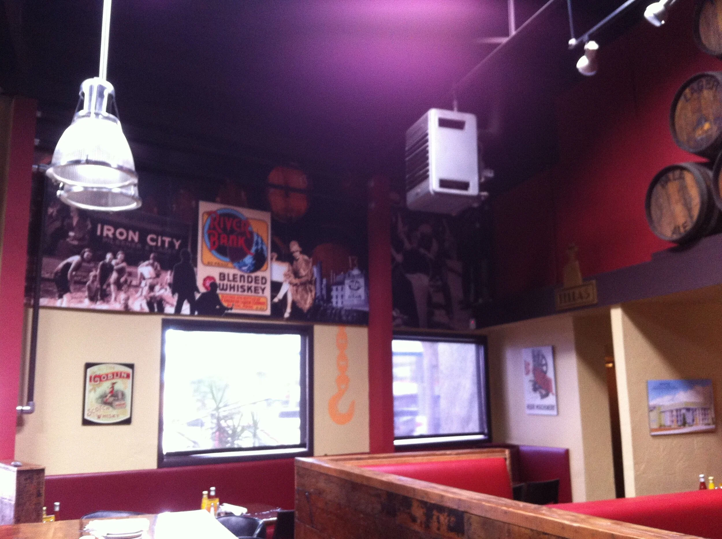 One of four main mural walls to express the prohibition history in the city. Misc art were sourced on Etsy.