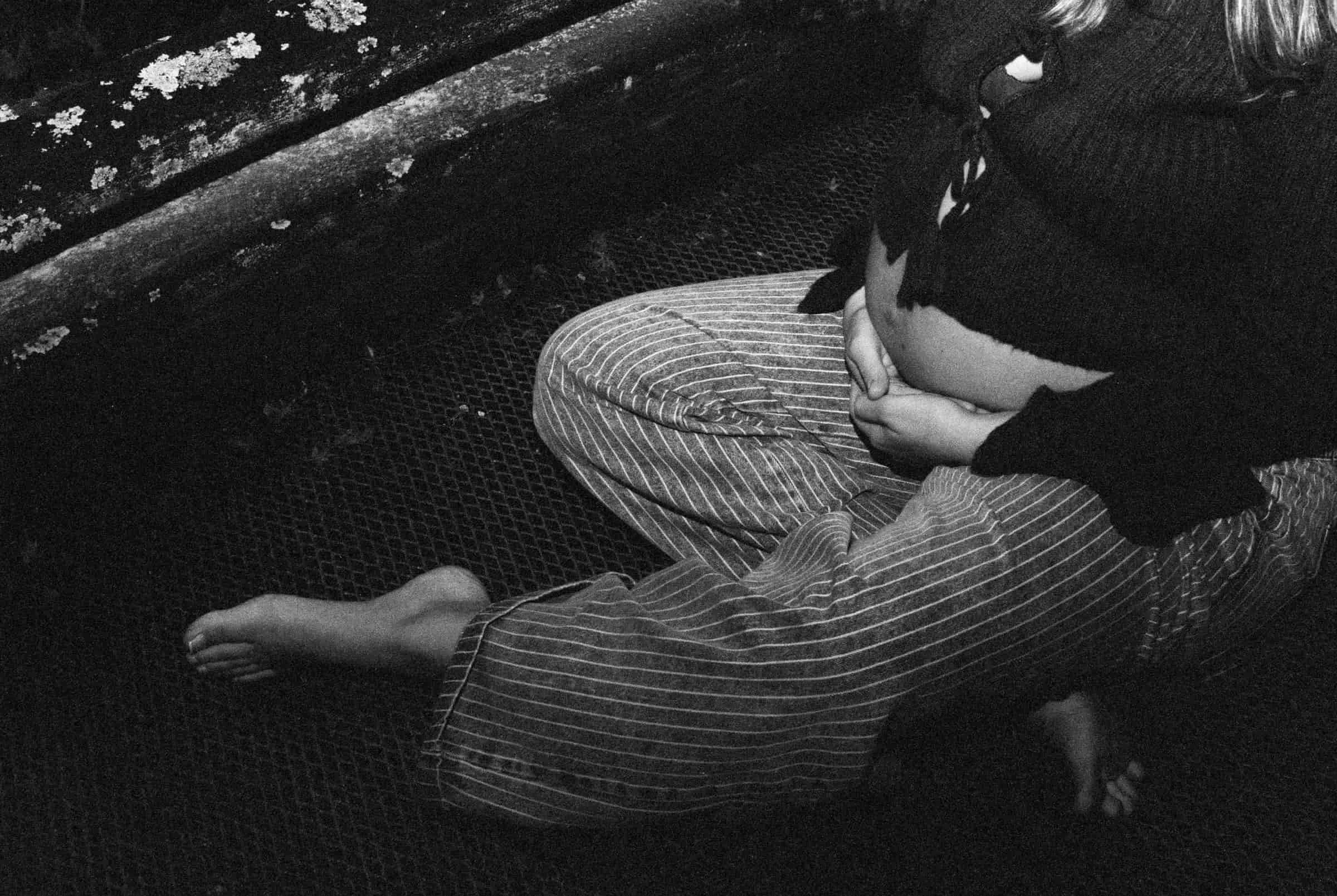 night time flash photography, maternity, black and white, baby belly, bare feet, pinterest