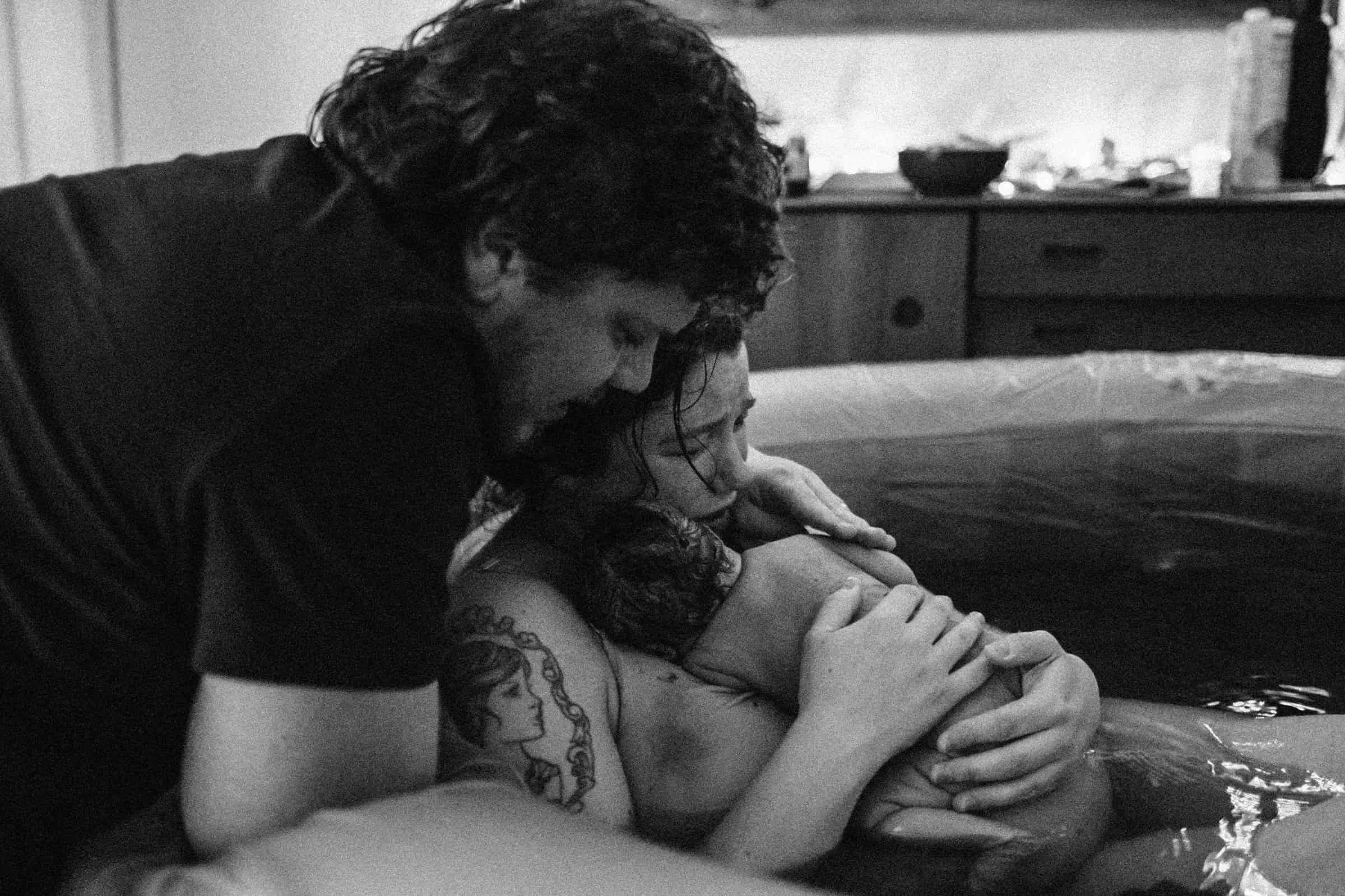 home birth, water birth, newborn, Vancouver, birth doula, birth photography