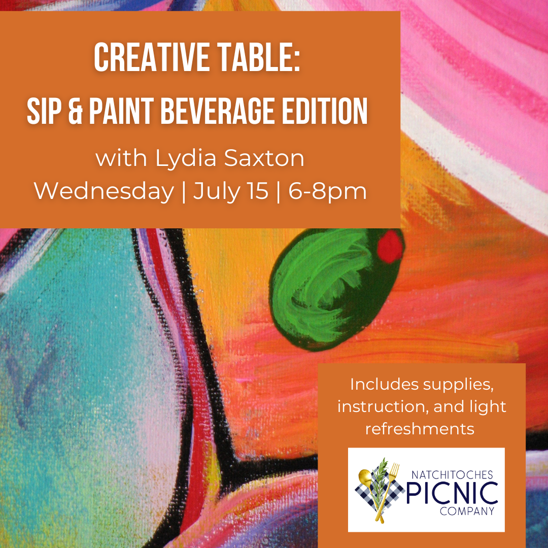 Creative Table: Sip &amp; Paint Beverage Edition